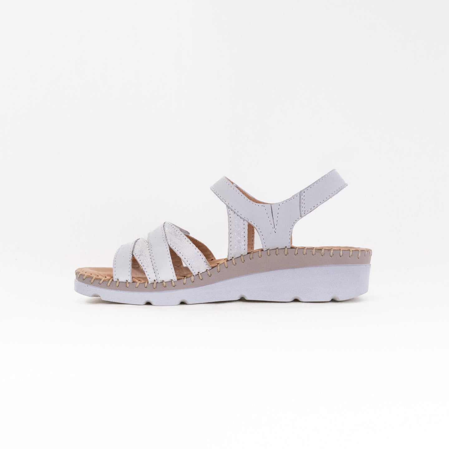 Women's Elegant Bone - Colored La Plume Fiesta Sandals