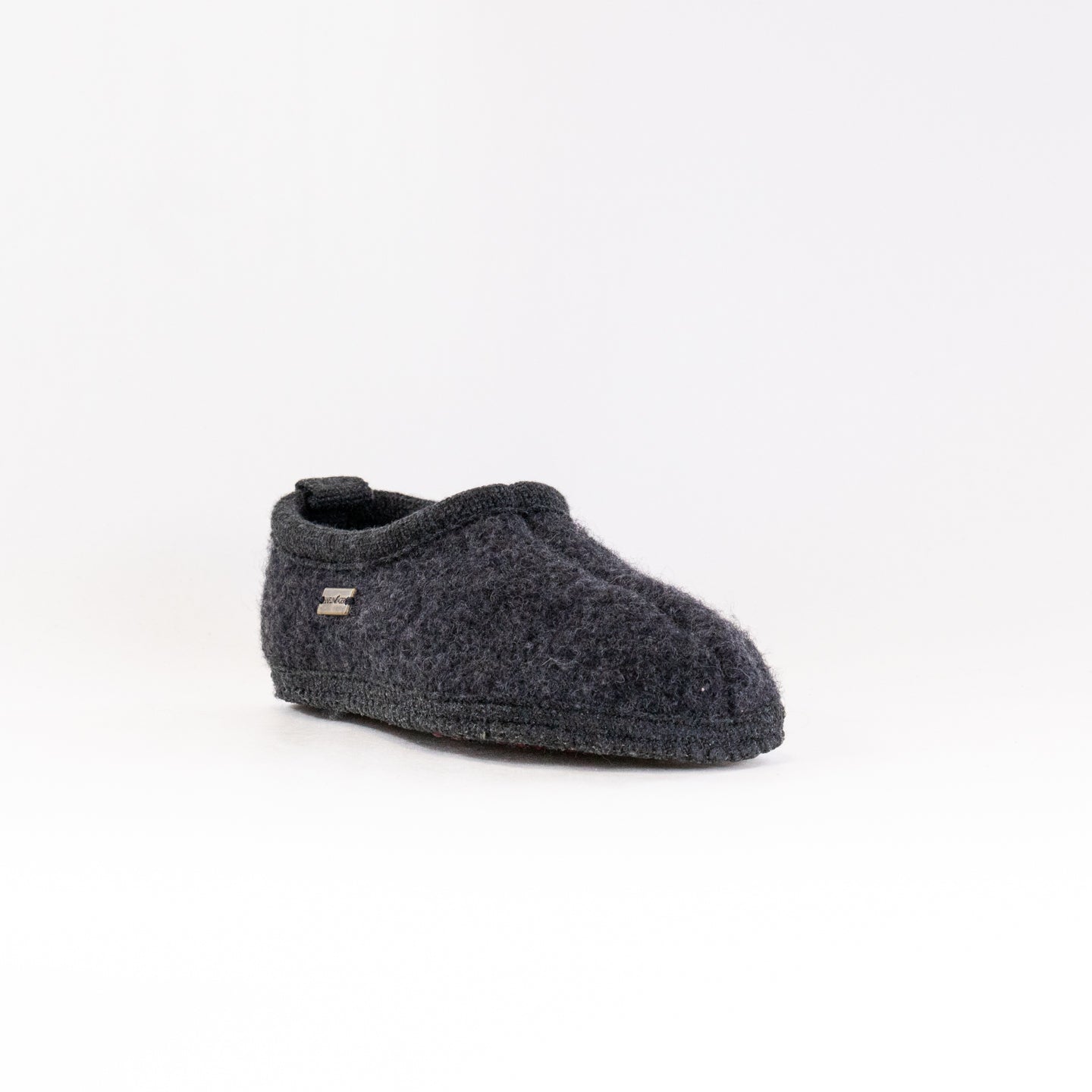 Unisex Haflinger Freddie Premium Comfort Slippers in Charcoal Color