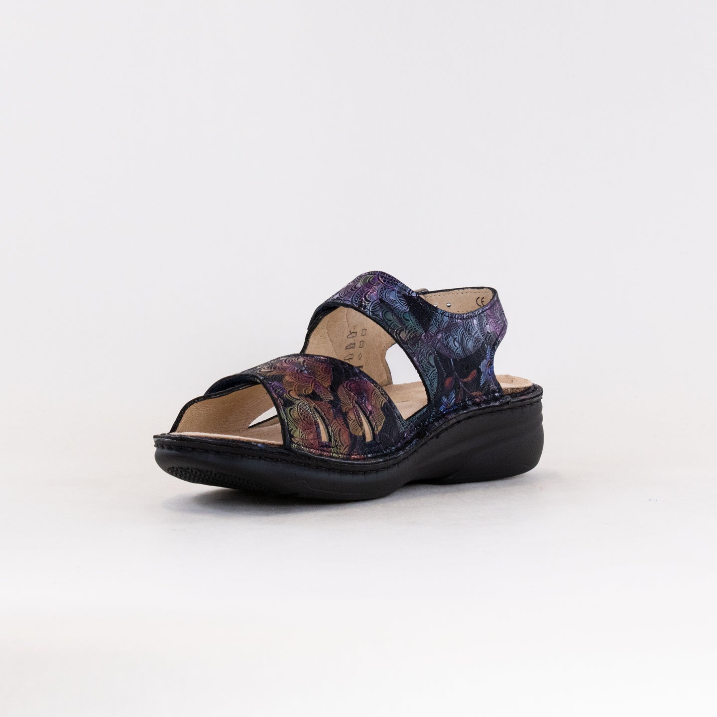 Finn Comfort Women's Irpino Dark Blue Barbuda Shoes