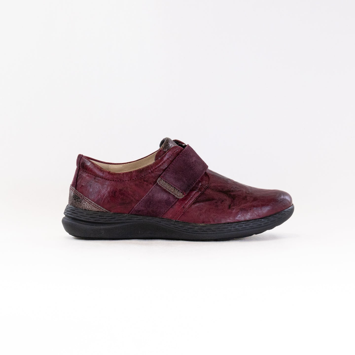 Fidelio Women's Fashionable Wine Leather Mules and Sandals