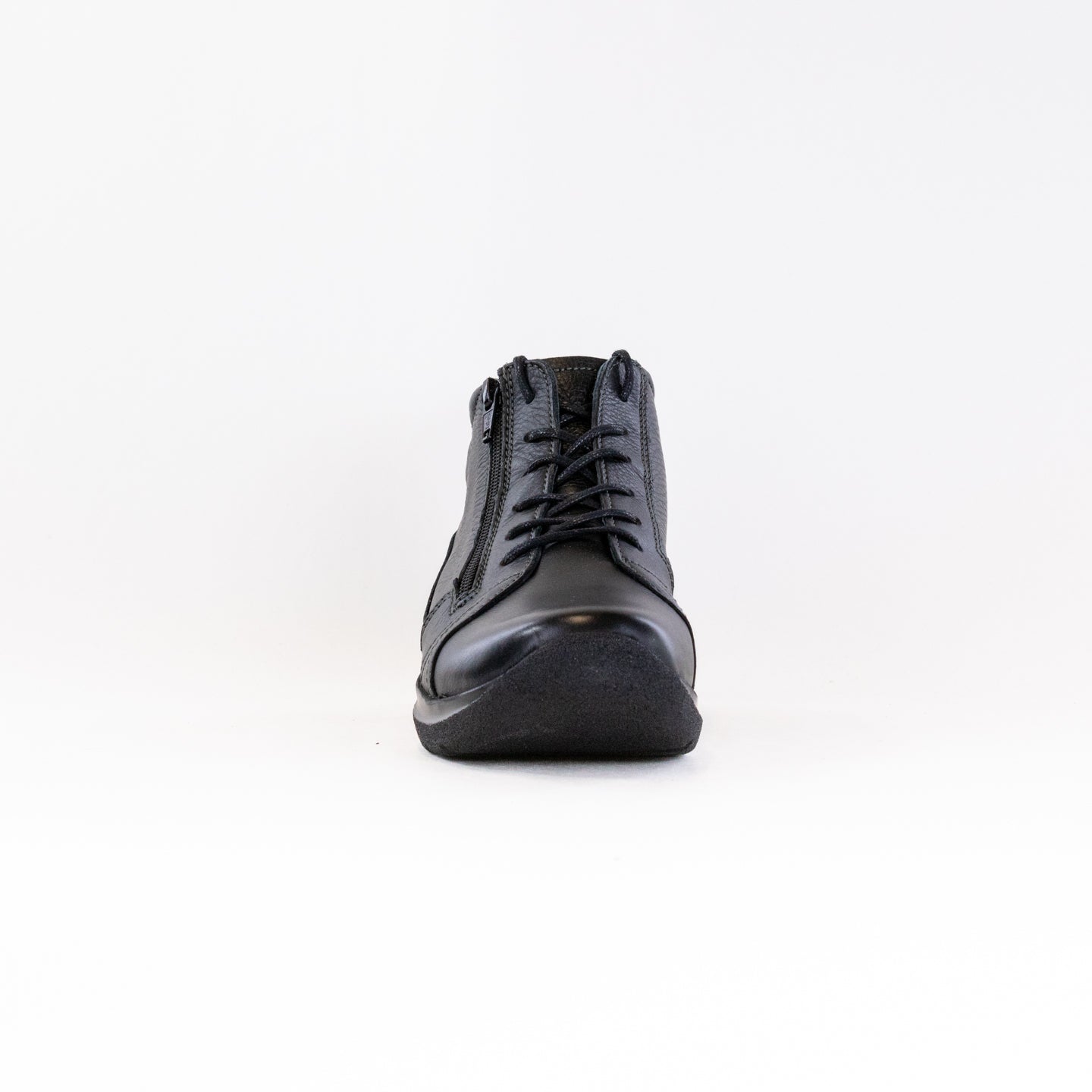 Wolky Women's Ankle-High Lace-Up Shoes - Black Forest Premium Leather