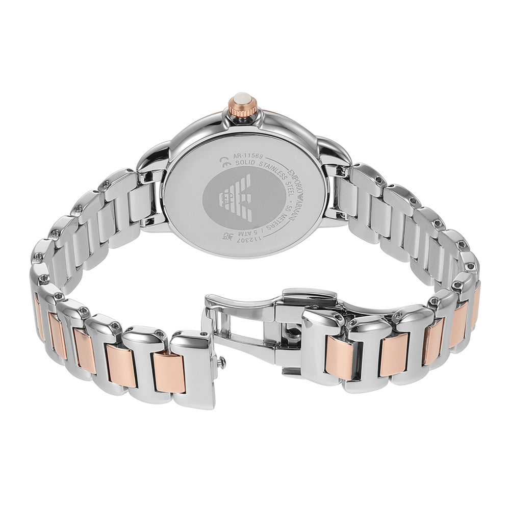 Emporio Armani Mia Two - Tone Stylish Women's Watch AR11569