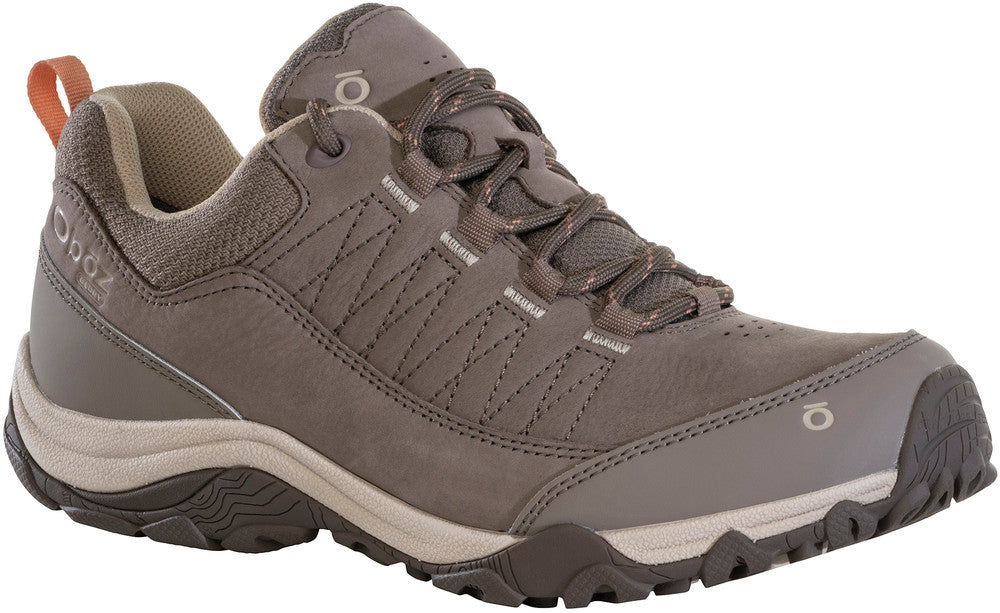 Oboz Women's Ousel Low Waterproof Shoes in Cinder Stone