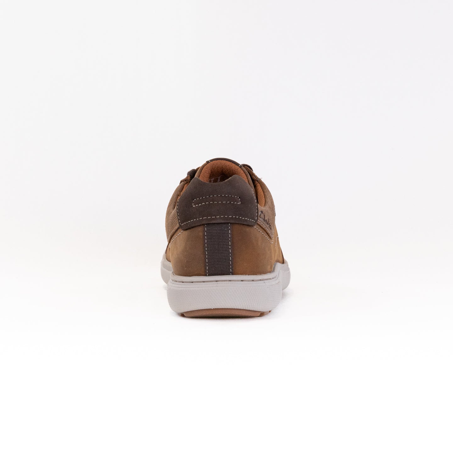 Men's Clarks Mapstone Lace Sneakers in Beeswax Durable Leather