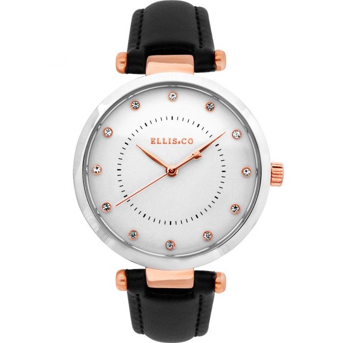 Ellis & Co Amelia Quartz Leather Watch - A Stylish Must - Have This Season