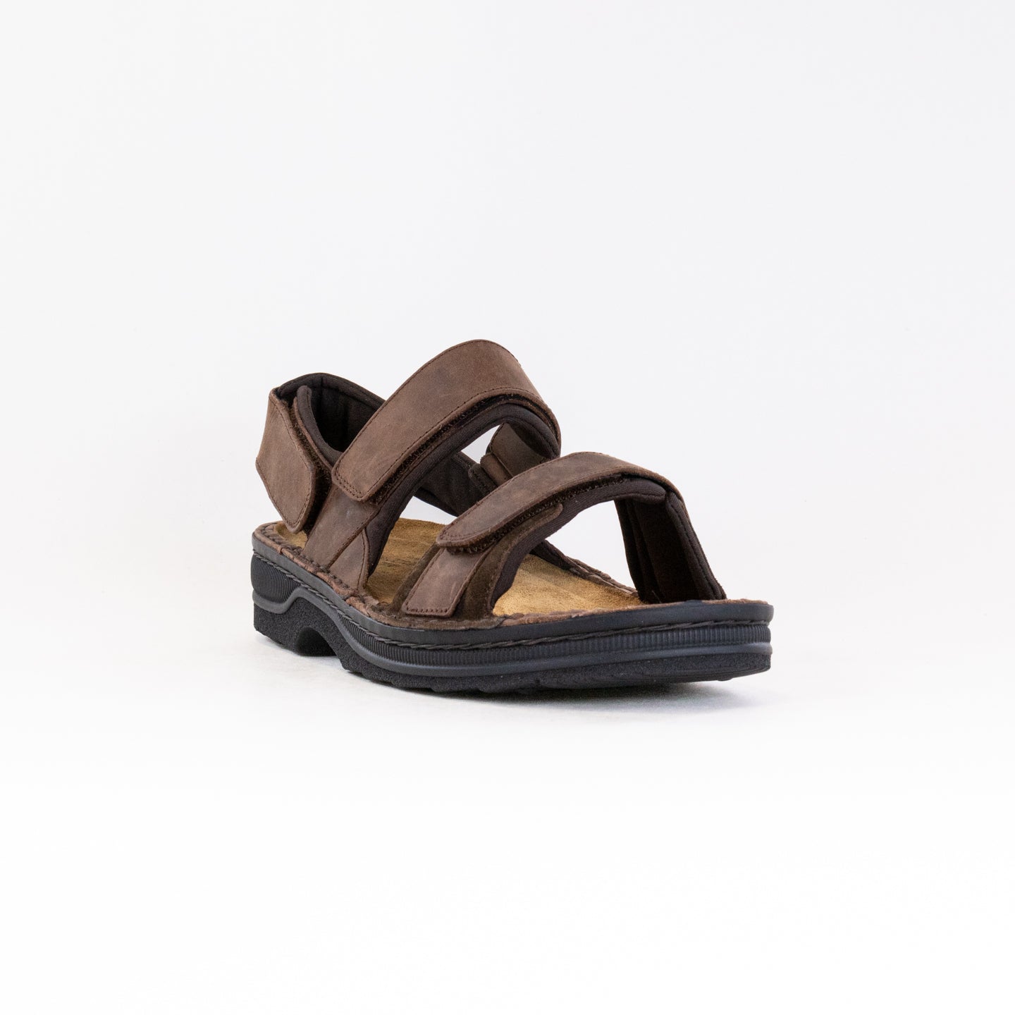 Naot Men's Arthur Crazy Horse Brown Adjustable Backstrap Sandals