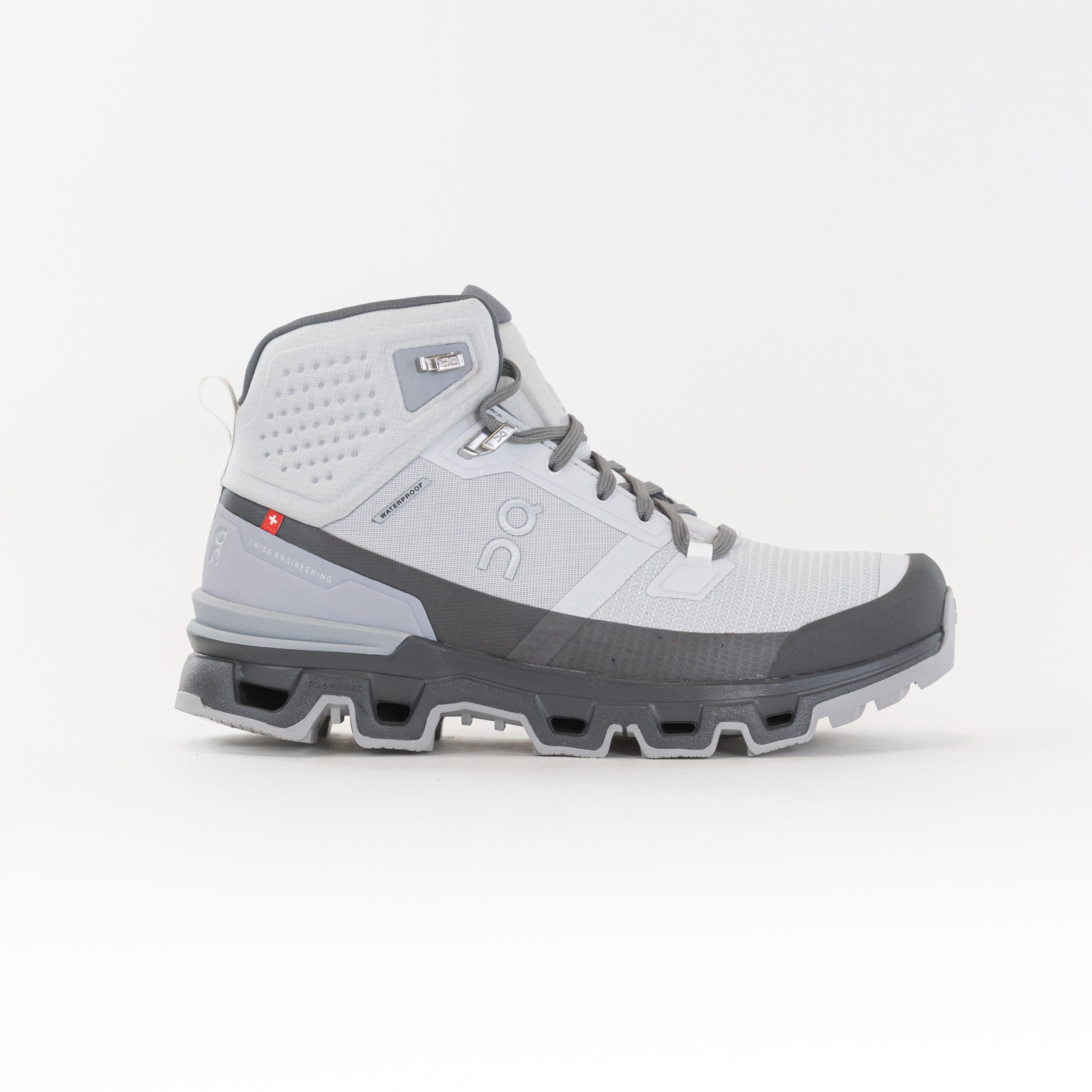 Women's On Cloudrock 2 Waterproof Hiking Boots - Glacier/Eclipse