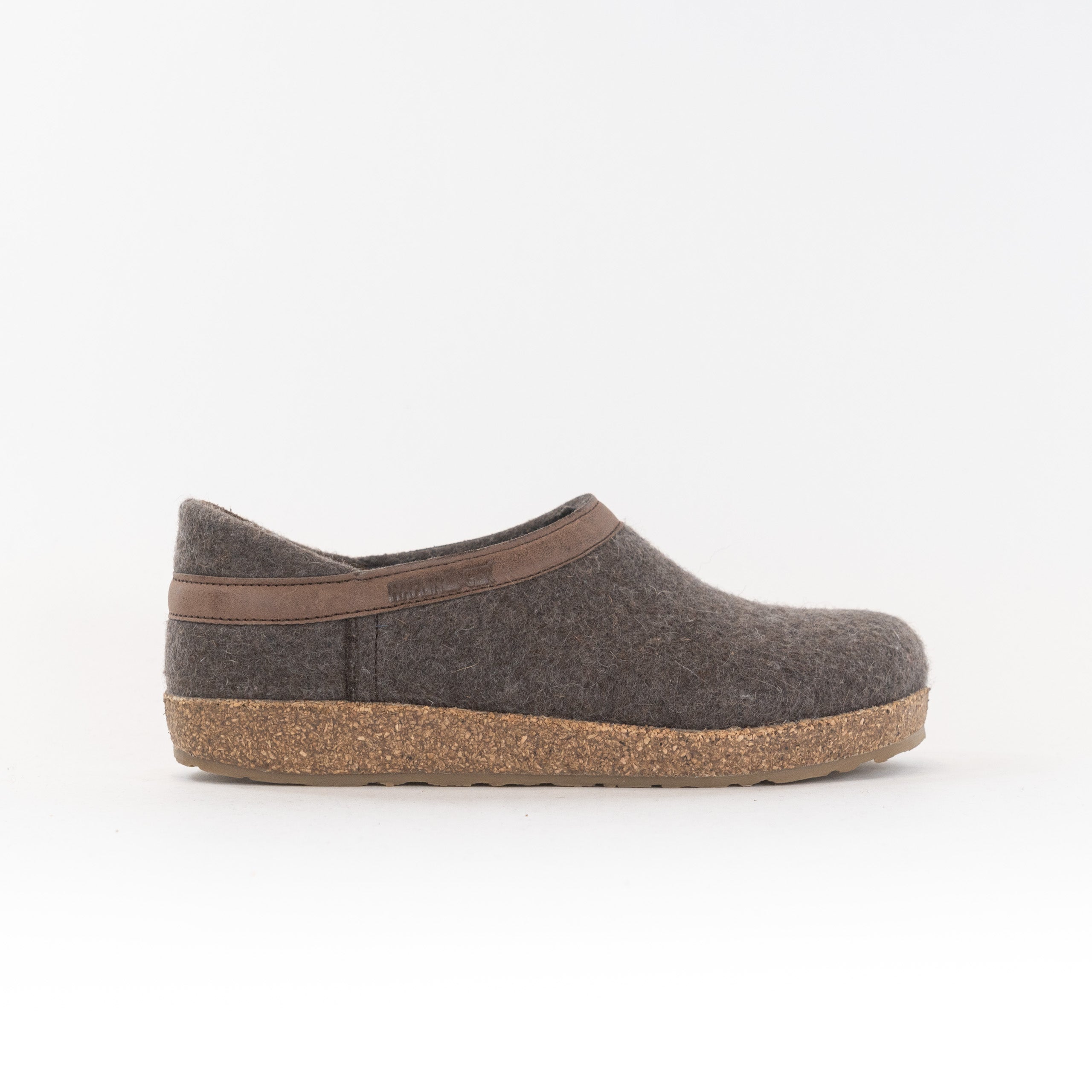 Unisex Haflinger GZH Clogs in Smokey Brown Color