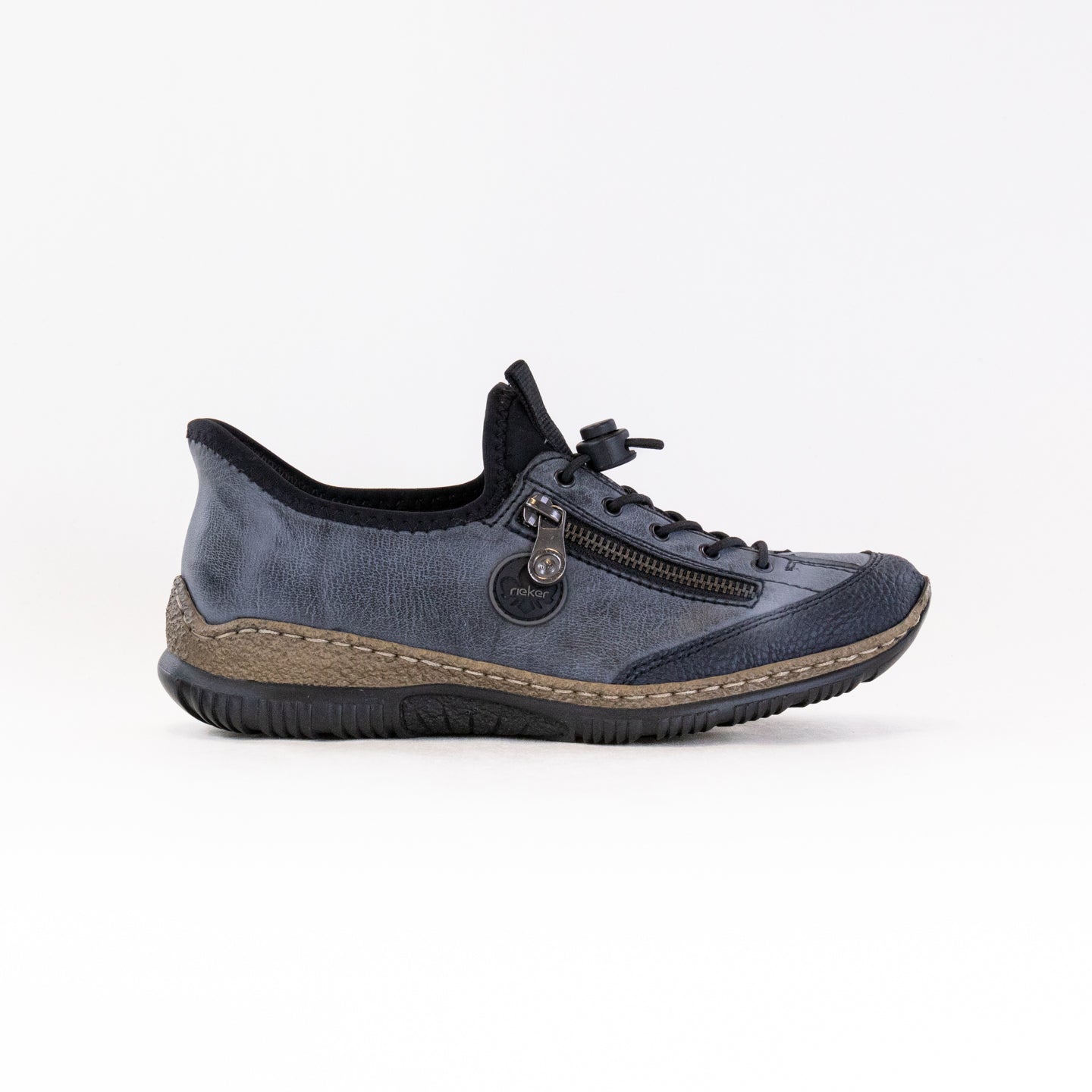 Stylish Blue Rieker Nikita N3267 Women's Slippers