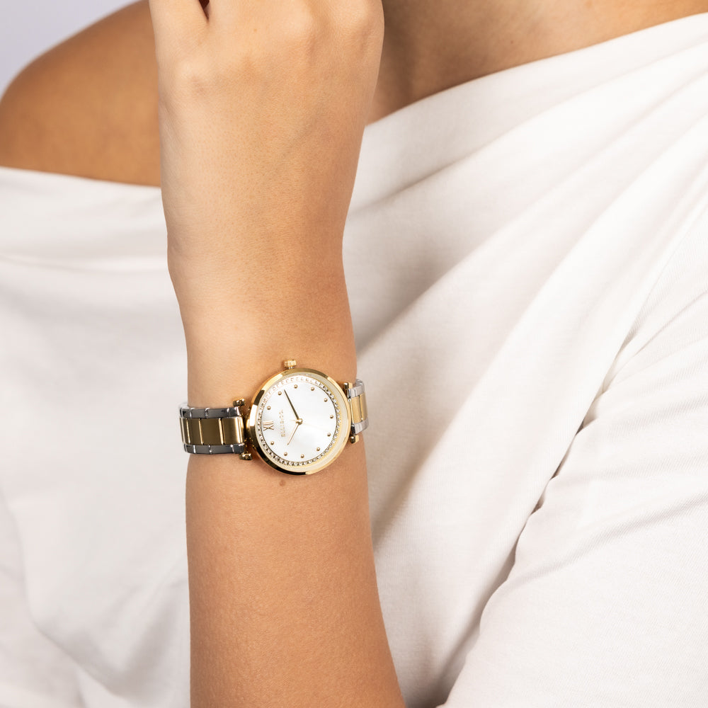 Ellis & Co Two - Tone Stainless Steel Stylish Women's Stella Watch