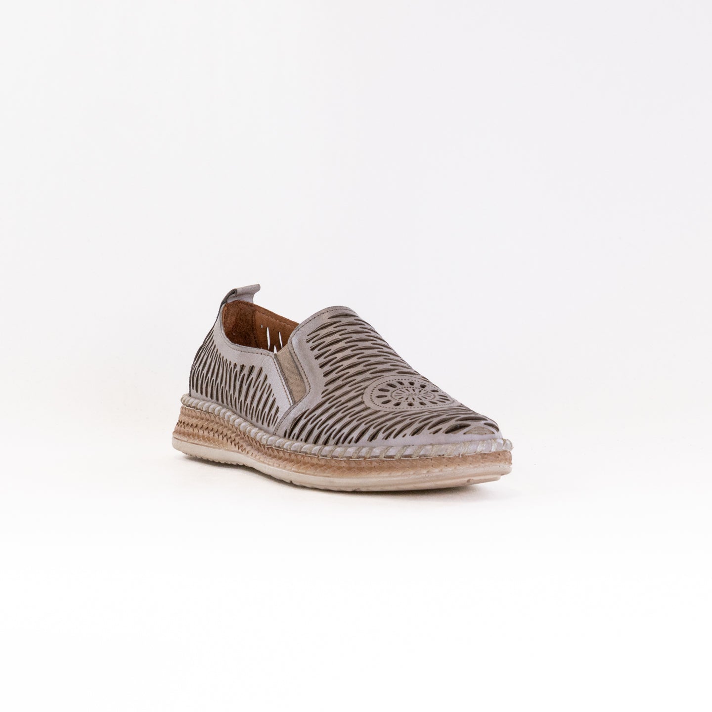 Spring Step Women's Newday Casual Slip-on Shoes in Taupe
