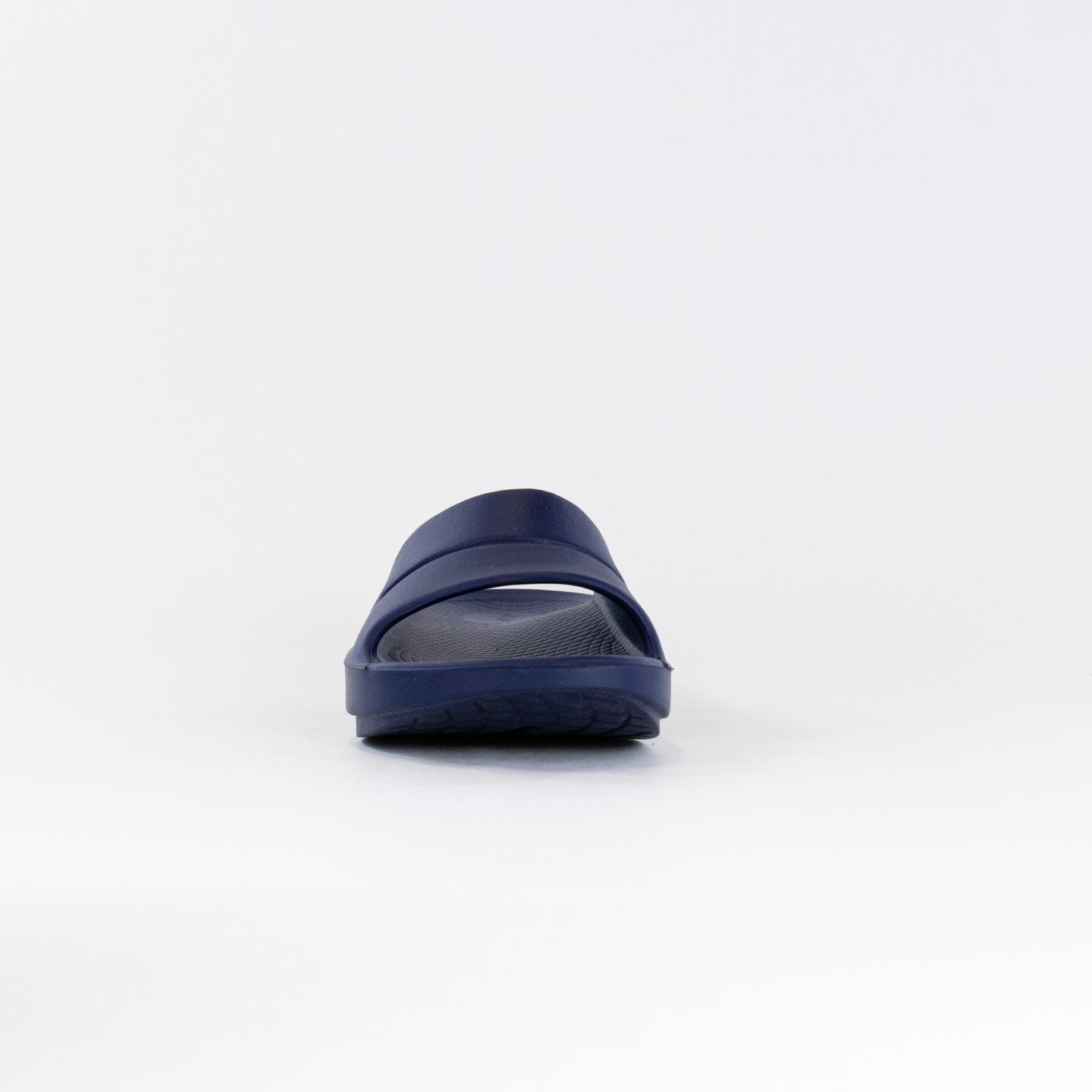 Unisex OOFOS Ooahh Slide Sandals in Navy - Ideal Recovery Footwear