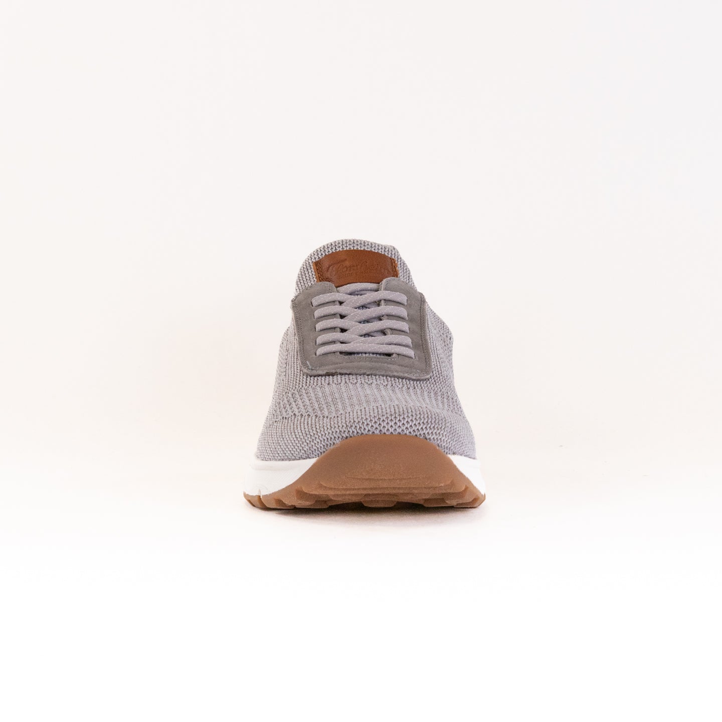 Men's Gray Florsheim Satellite Knit Elastic Lace Slip-On Dress Sneakers