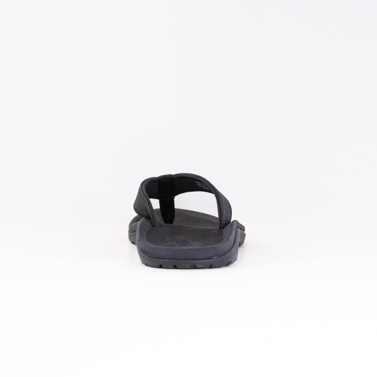 Olukai Men's Ohana Black/Black Cushioned Water-Resistant Beach Sandals