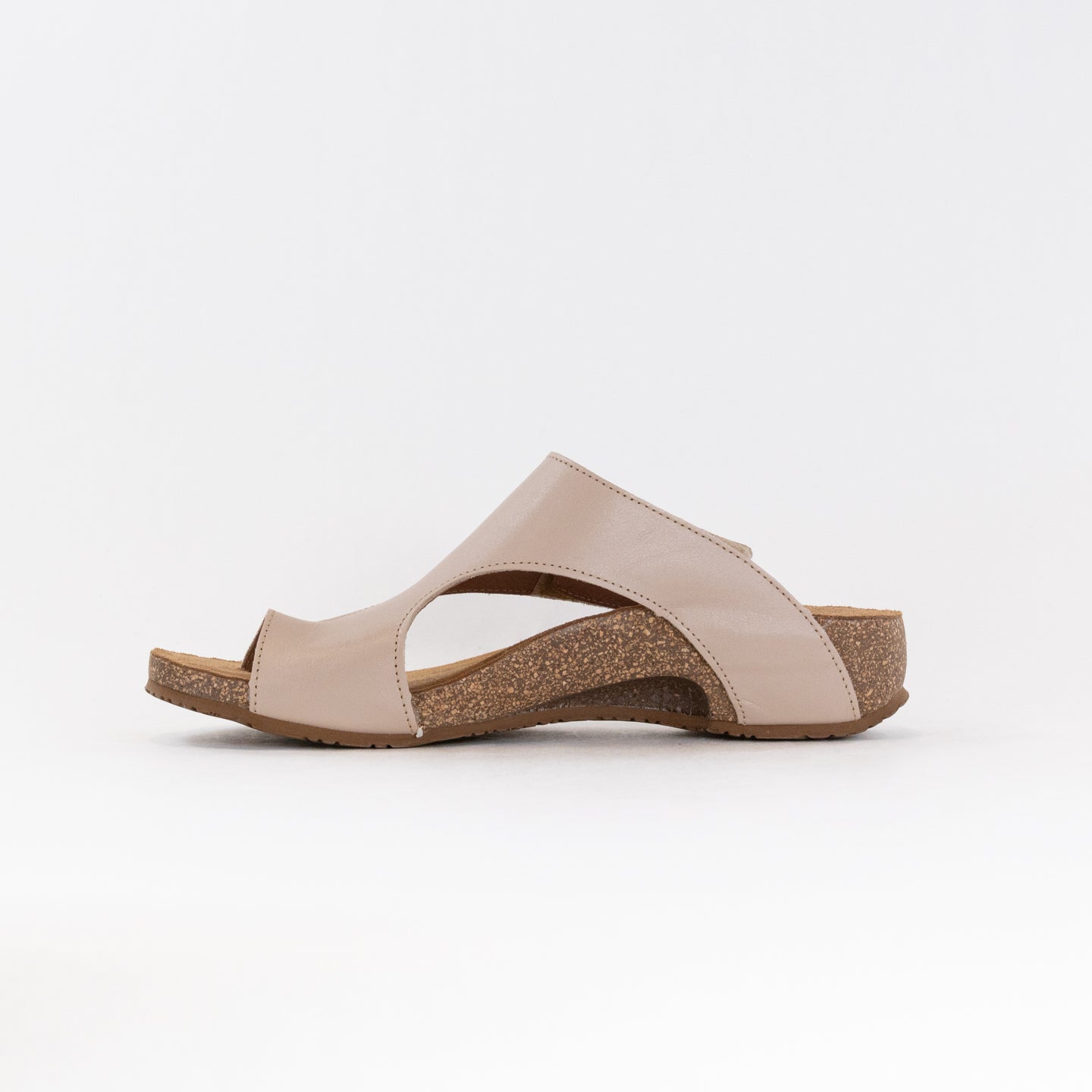 Women's Natural Taos Adjustable Hook & Loop Leather Wedges