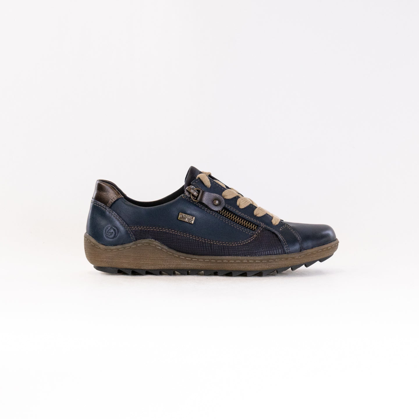 Stylish Women's Blue Remonte Liv 40 Lace - Up Leather Shoes