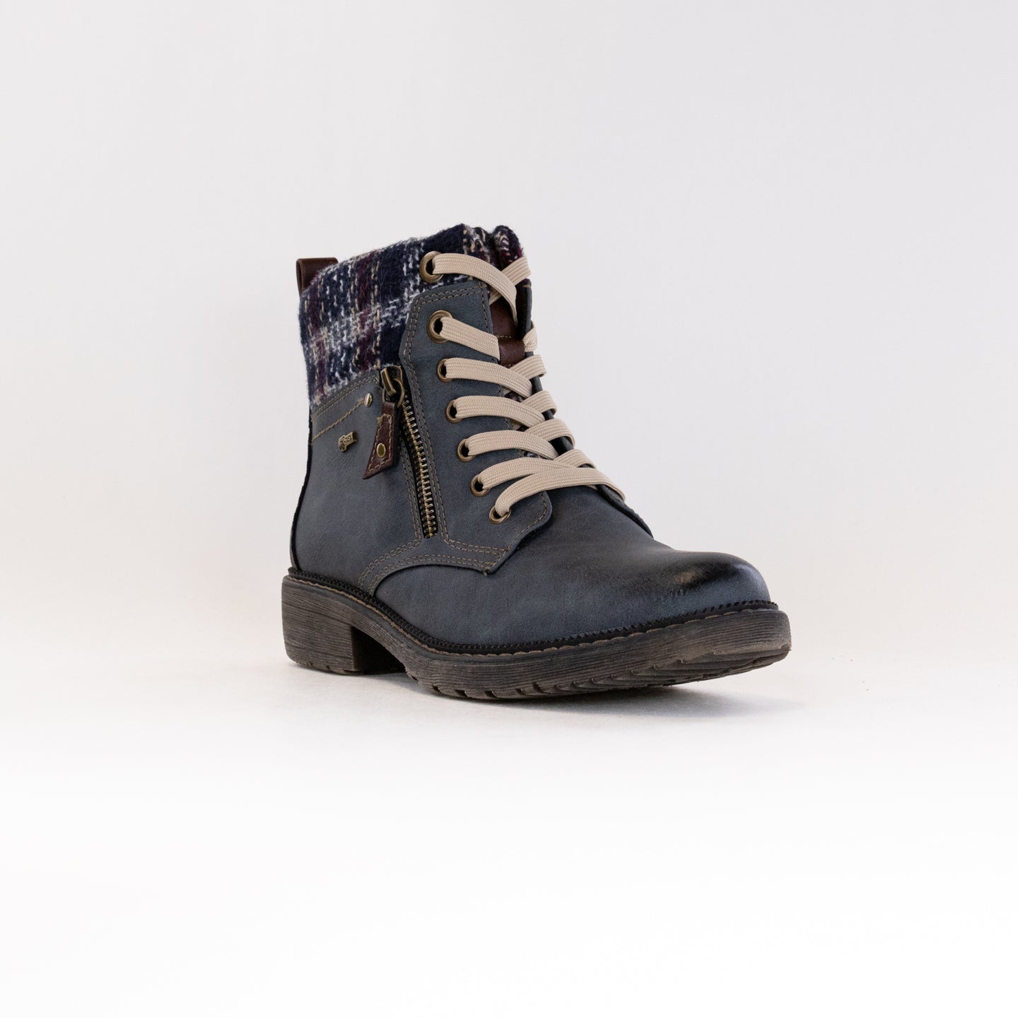 Women's Navy Spring Step Khazera Water-Resistant Booties
