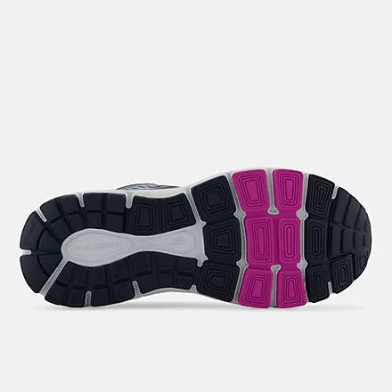Women's New Balance 840V5 Running Shoes - Stylish Grey/Magenta