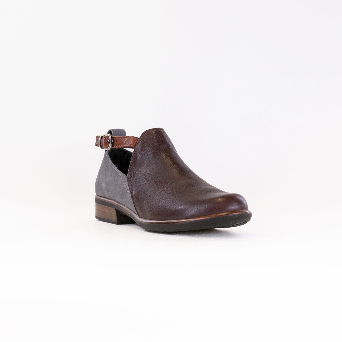 Naot Women's Kamsin Booties in Soft Brown, Grey Smoke, and Chestnut Colors