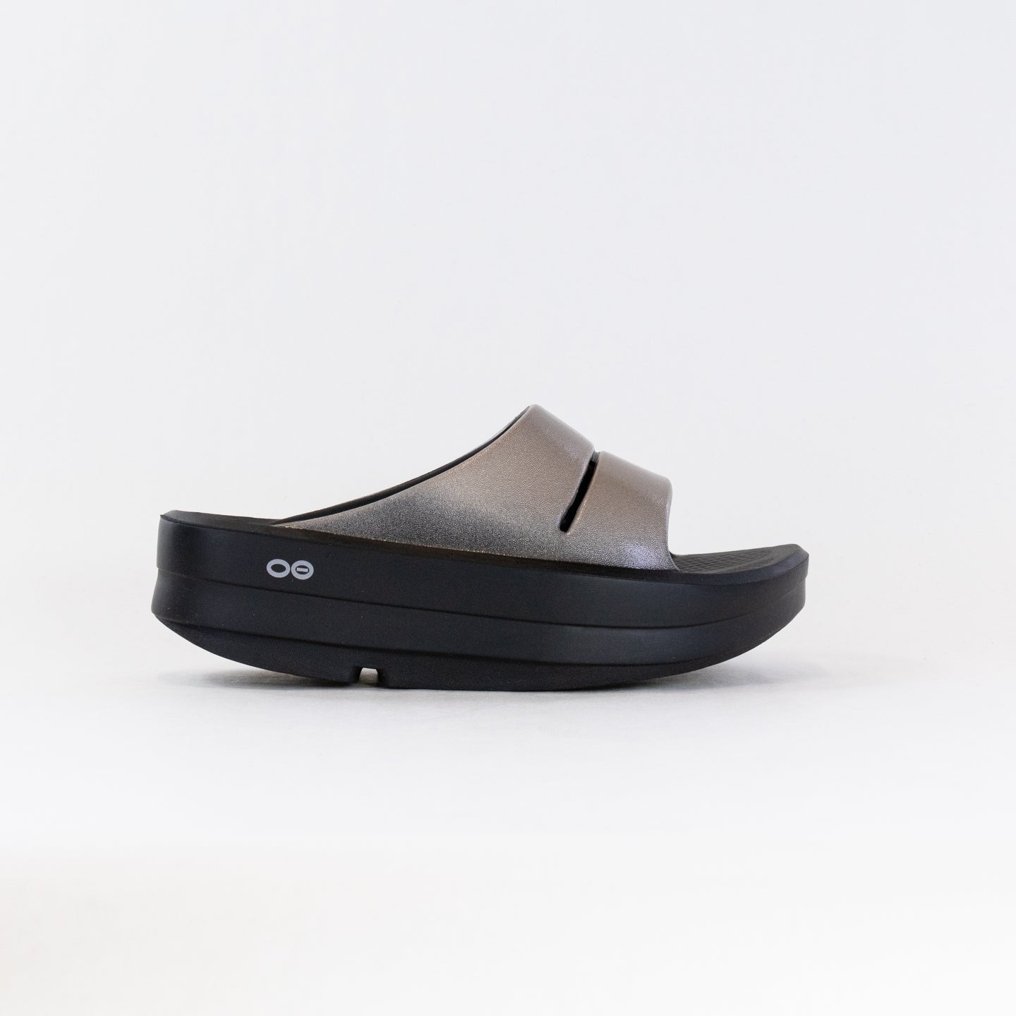 OOFOS Women's OOMega Oolala Latte Sandals for Active Recovery