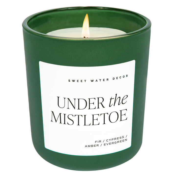 15 oz Festive Sweet Water Decor Christmas Scented Soy Candle