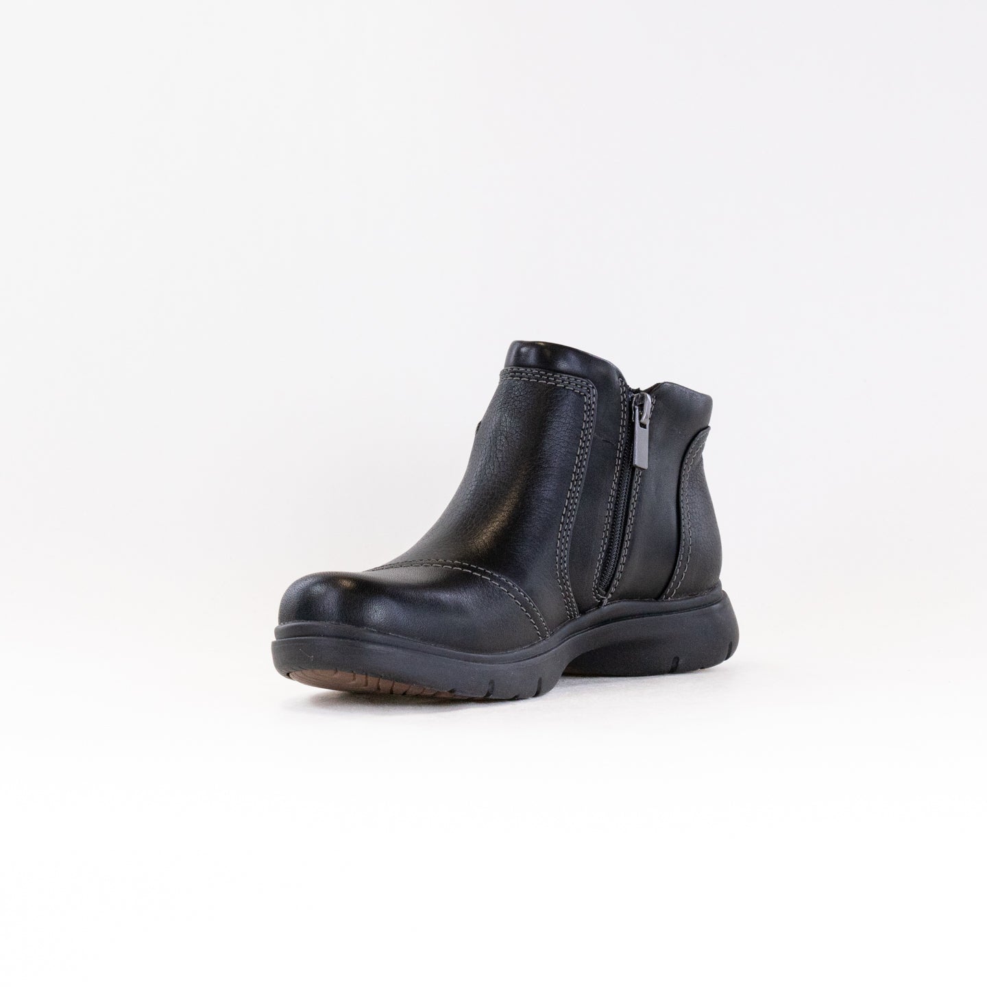 Women's Clarks Certina Joy Classic Black Leather Boots