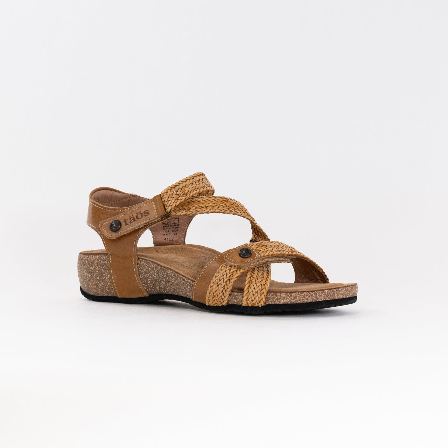 Women's Taos Trulie Leather Sandals in Camel Color