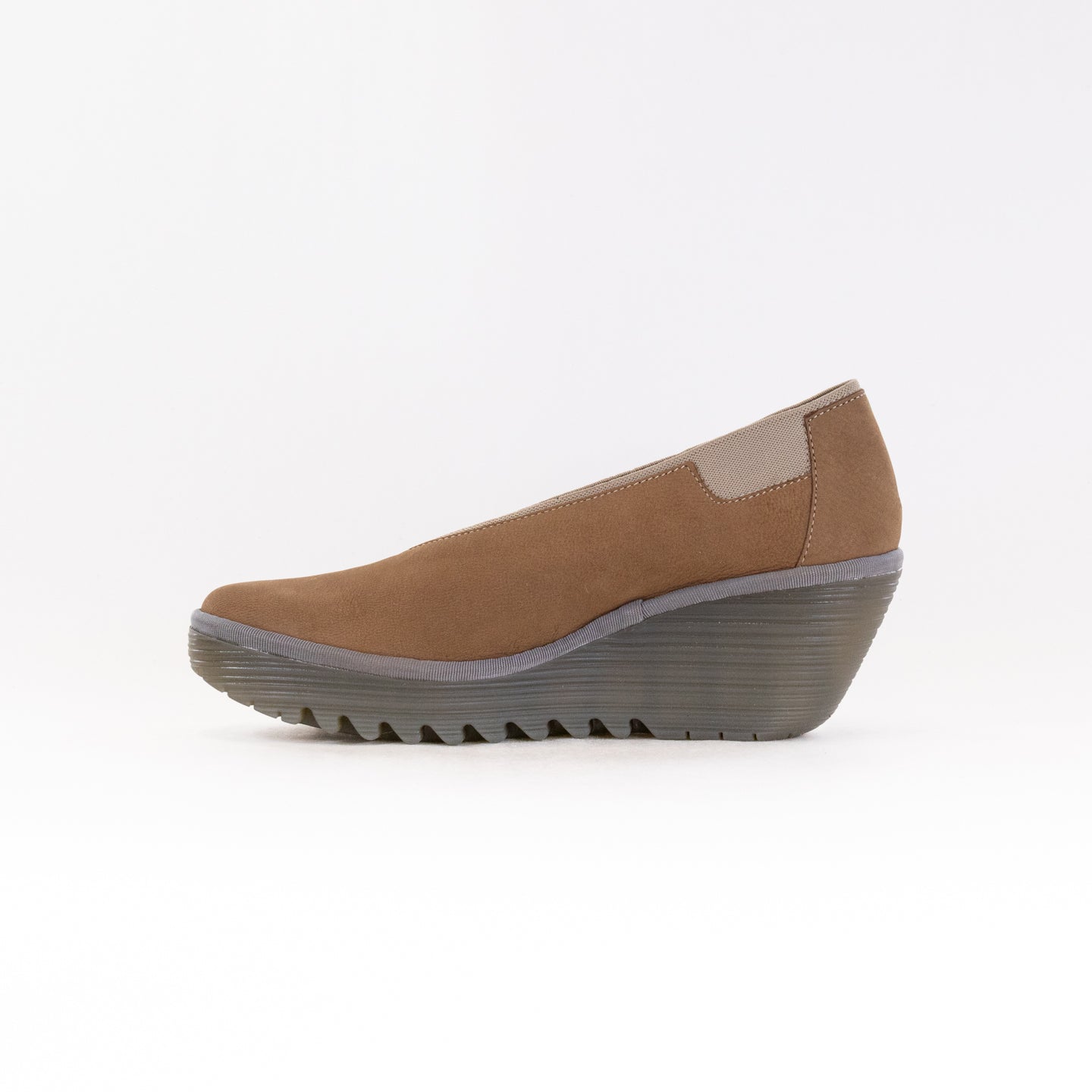 Fly London Women's Super-Sleek YOZA438FLY Sand Wedge Heels
