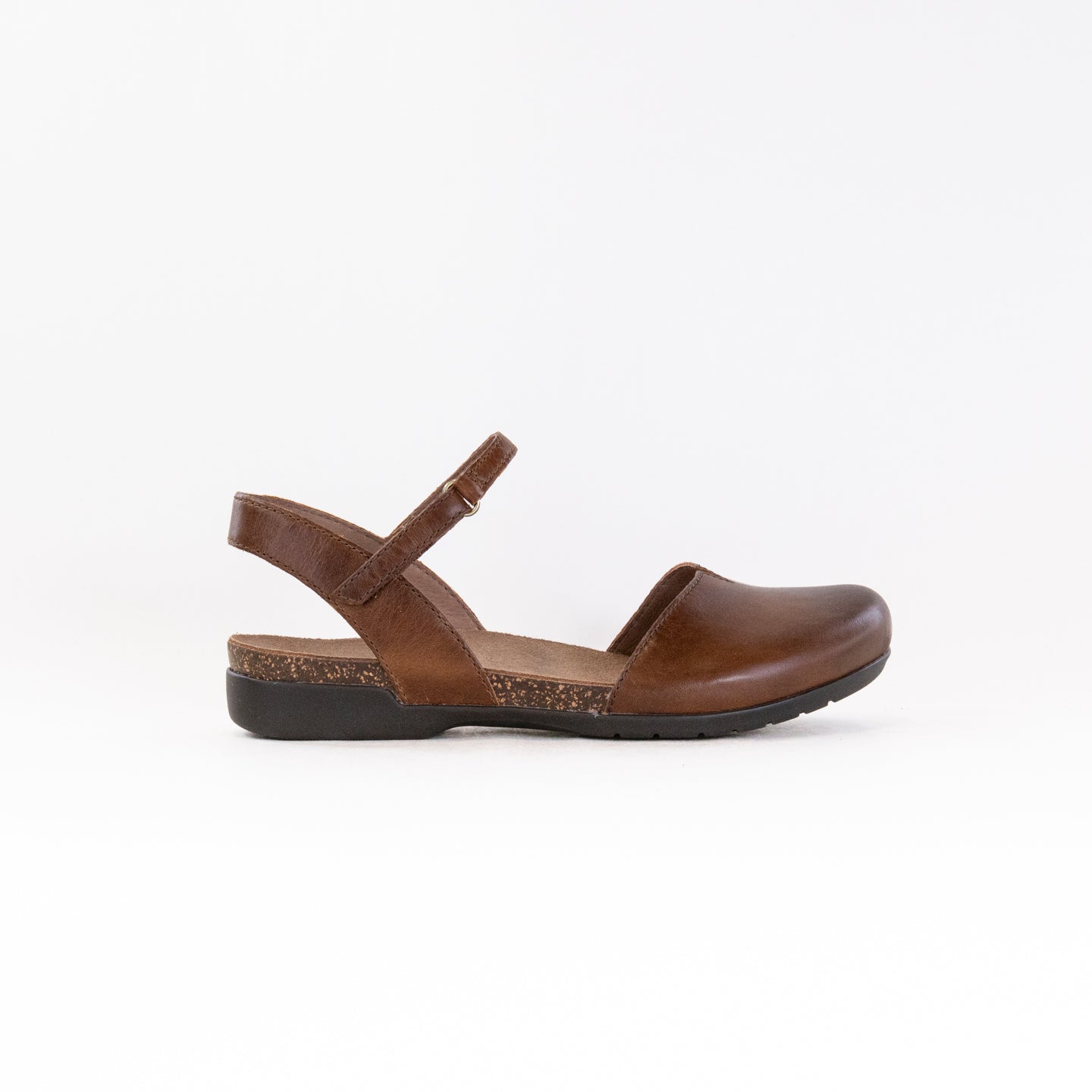 Dansko Women's Rowan Tan Waxy Burnished Casual Springtime Sandals