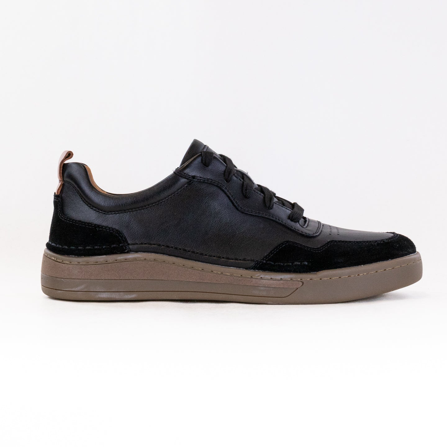 Josef Seibel Men's Cleve 01 Premium Leather Sneakers in Classic Black