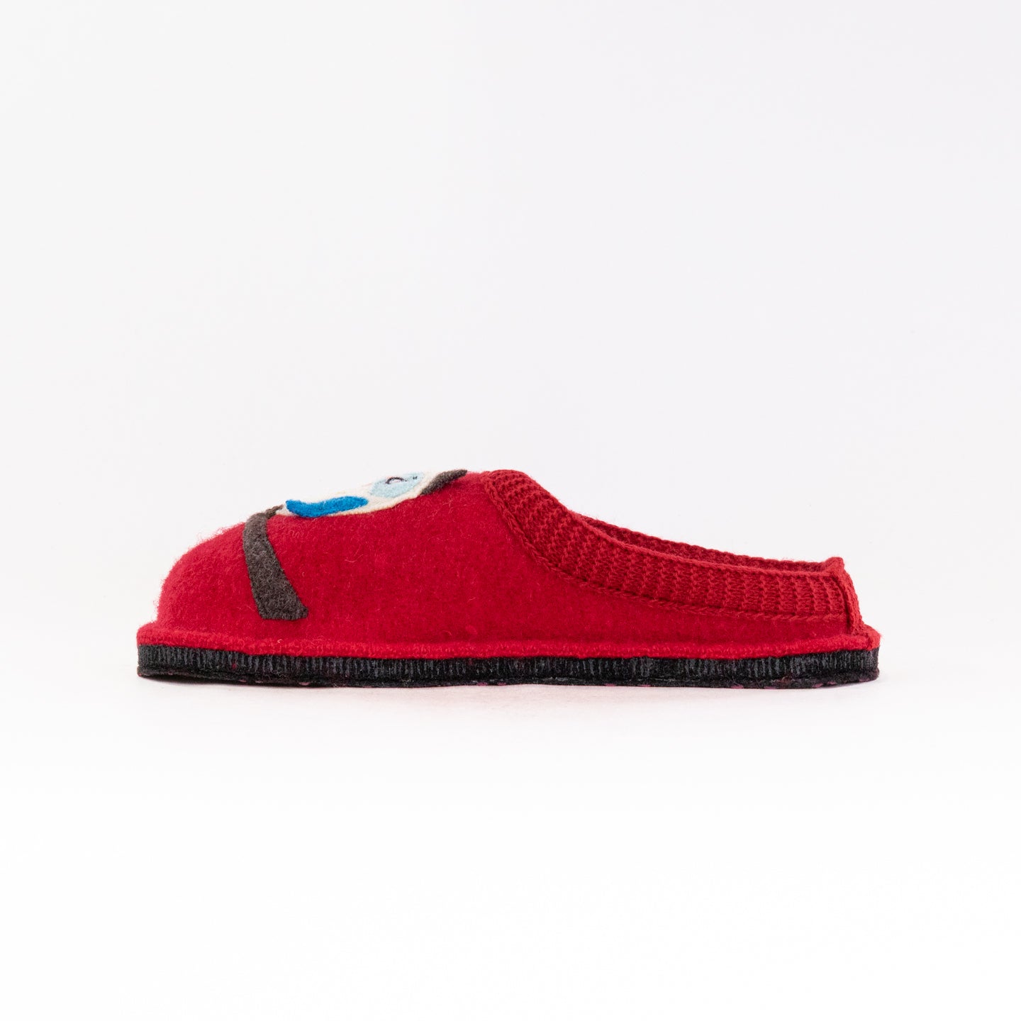 Haflinger Women's Olivia Red Boiled Wool Slippers - A Fashionable and Comfortable Footwear Choice