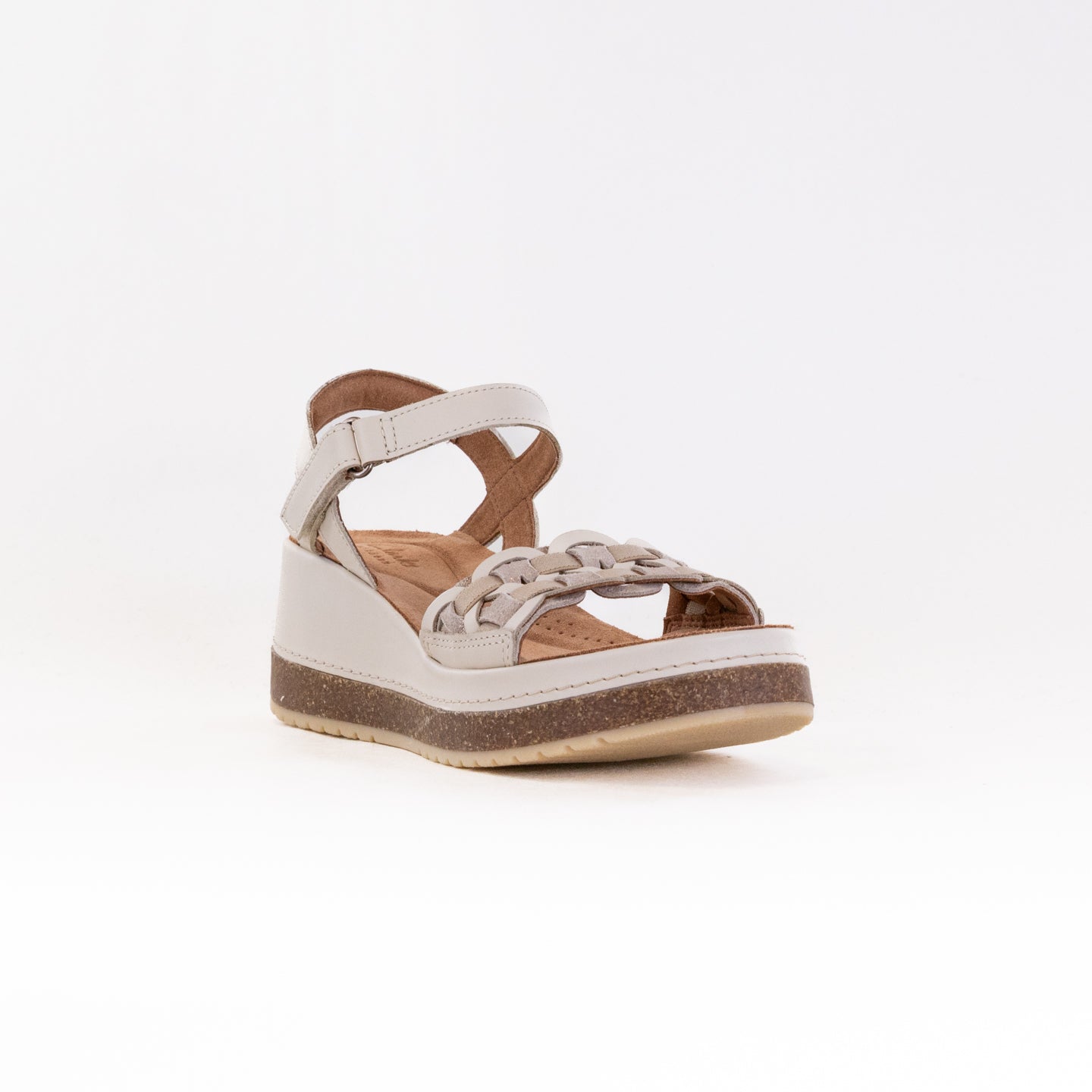 Women's Clarks Kassanda Bar Sandals in Cream Multi - A Perfect Blend of Style and Comfort