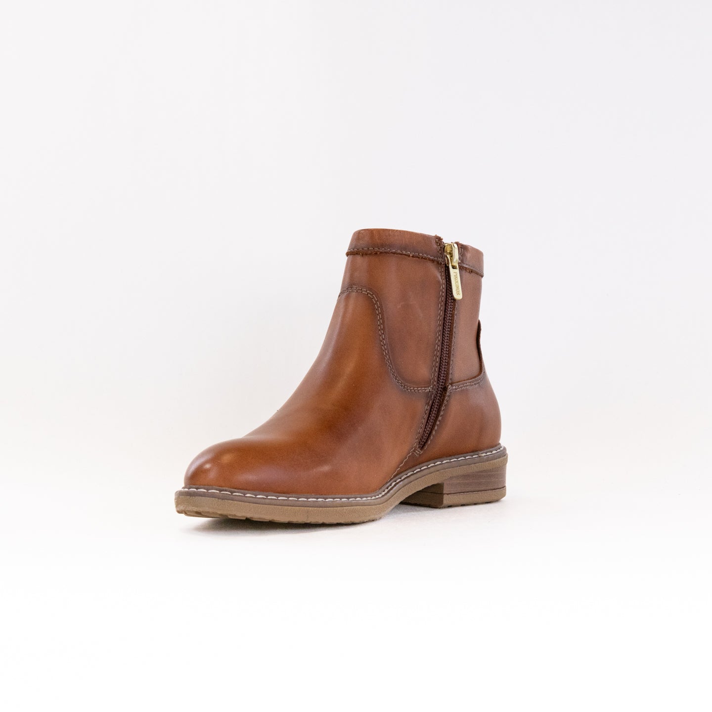 Pikolinos Women's Aldaya Wide Brandy Calfskin Leather Boots - HAW8J - 8747