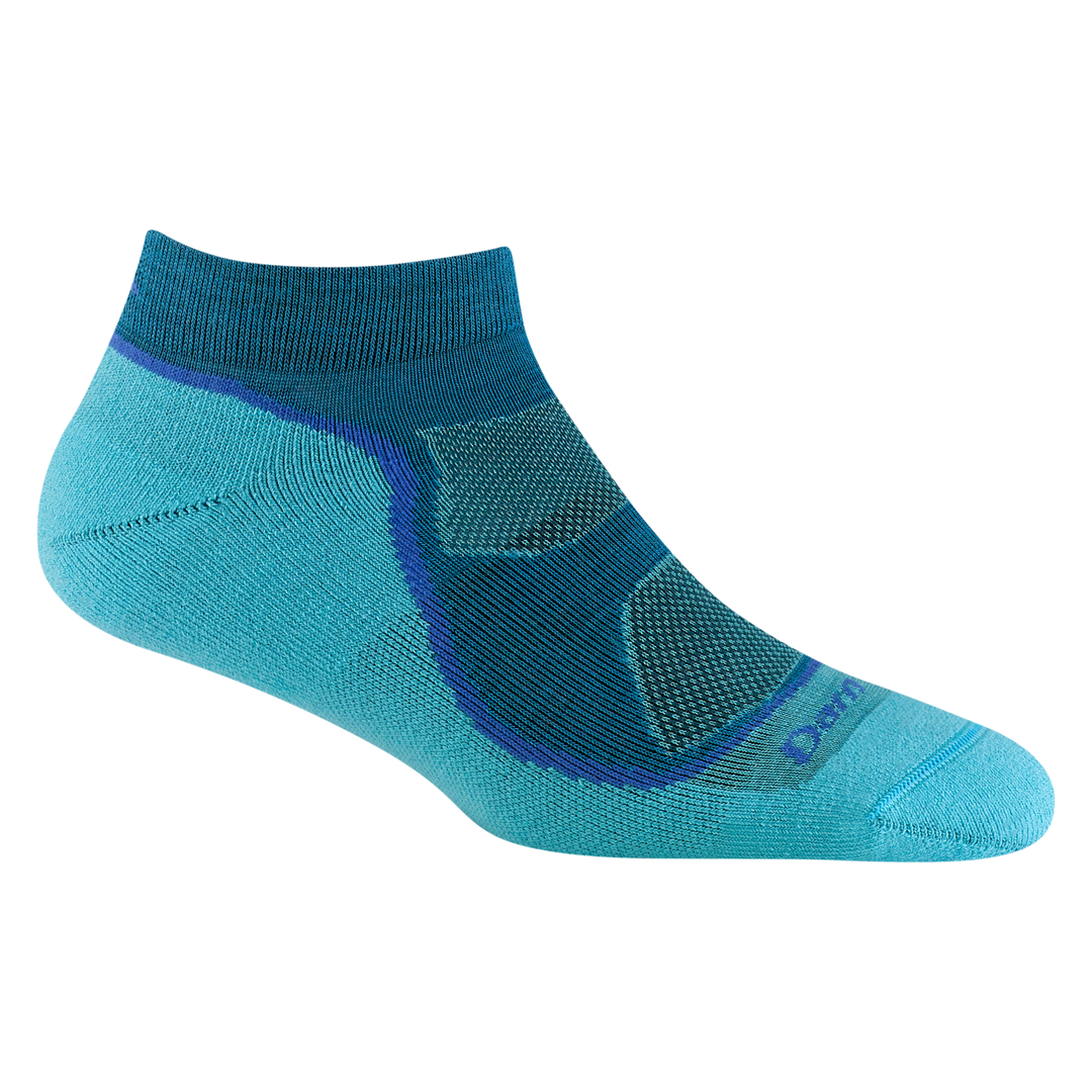Darn Tough Women's Lightweight No Show Hiking Socks - Cascade Style for Trail Adventures