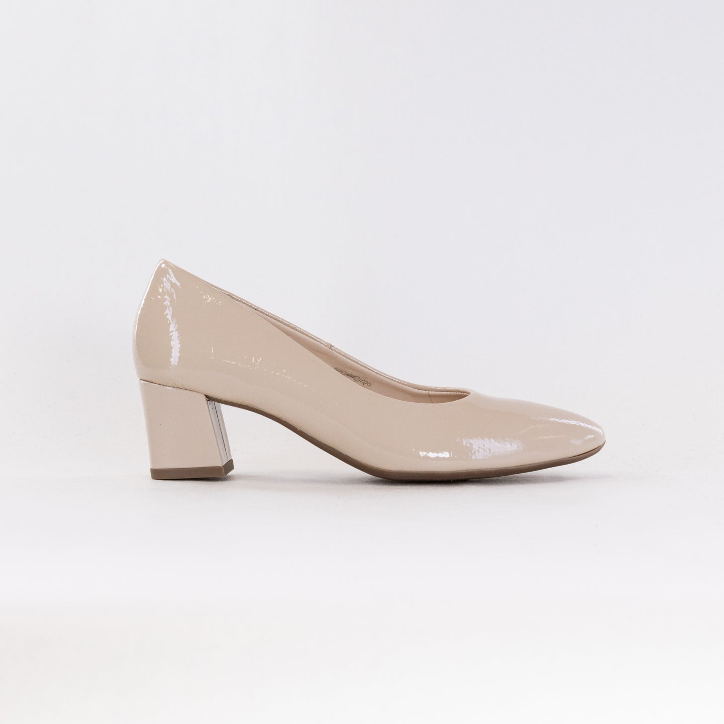 Women's Nude Patent Ara Lichfield Comfortable Pumps