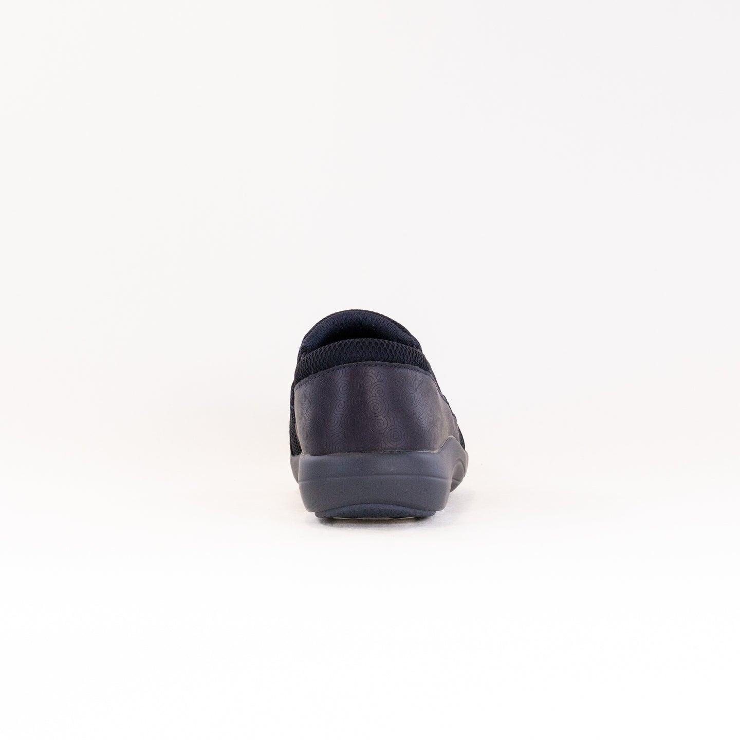 Women's Alegria Duette Slip-On Casual Vegan Shoes - Swirl Wind/Navy Color Scheme