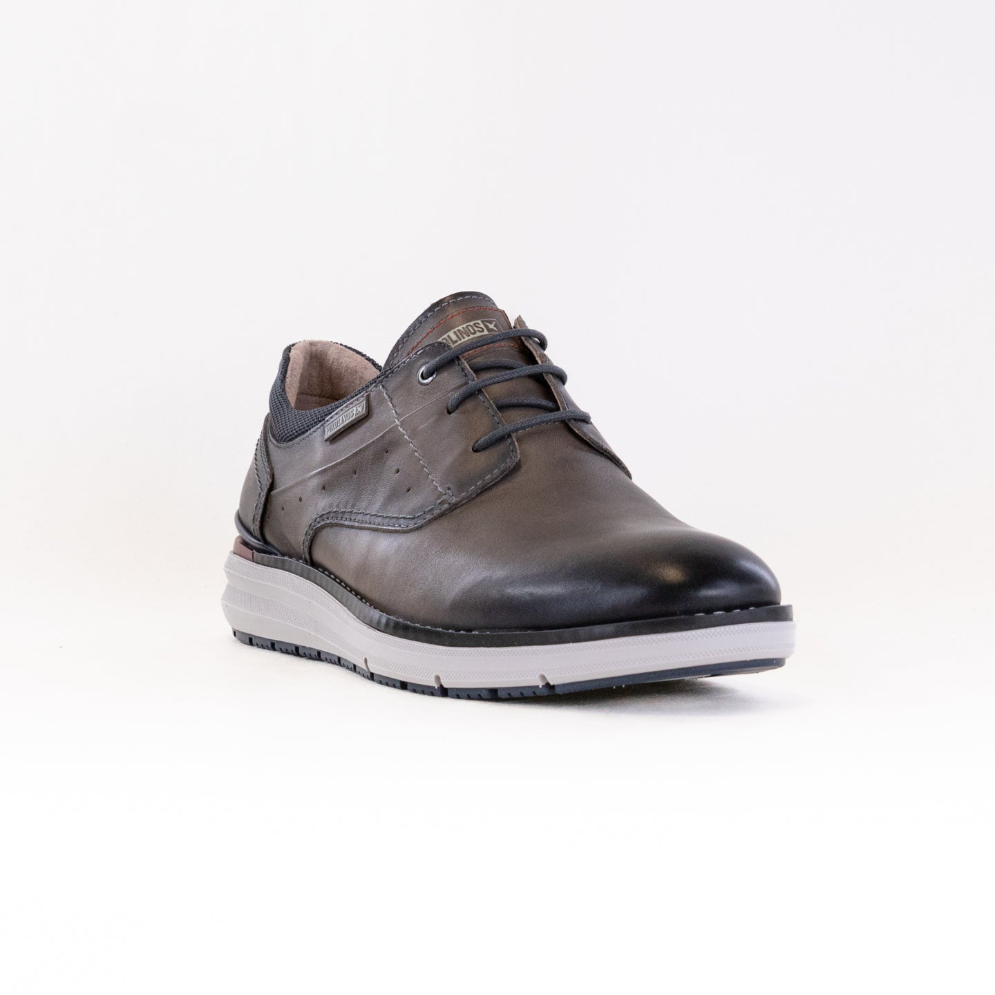 Pikolinos Men's Dark Grey Manacor Plain Toe Comfortable Trainers