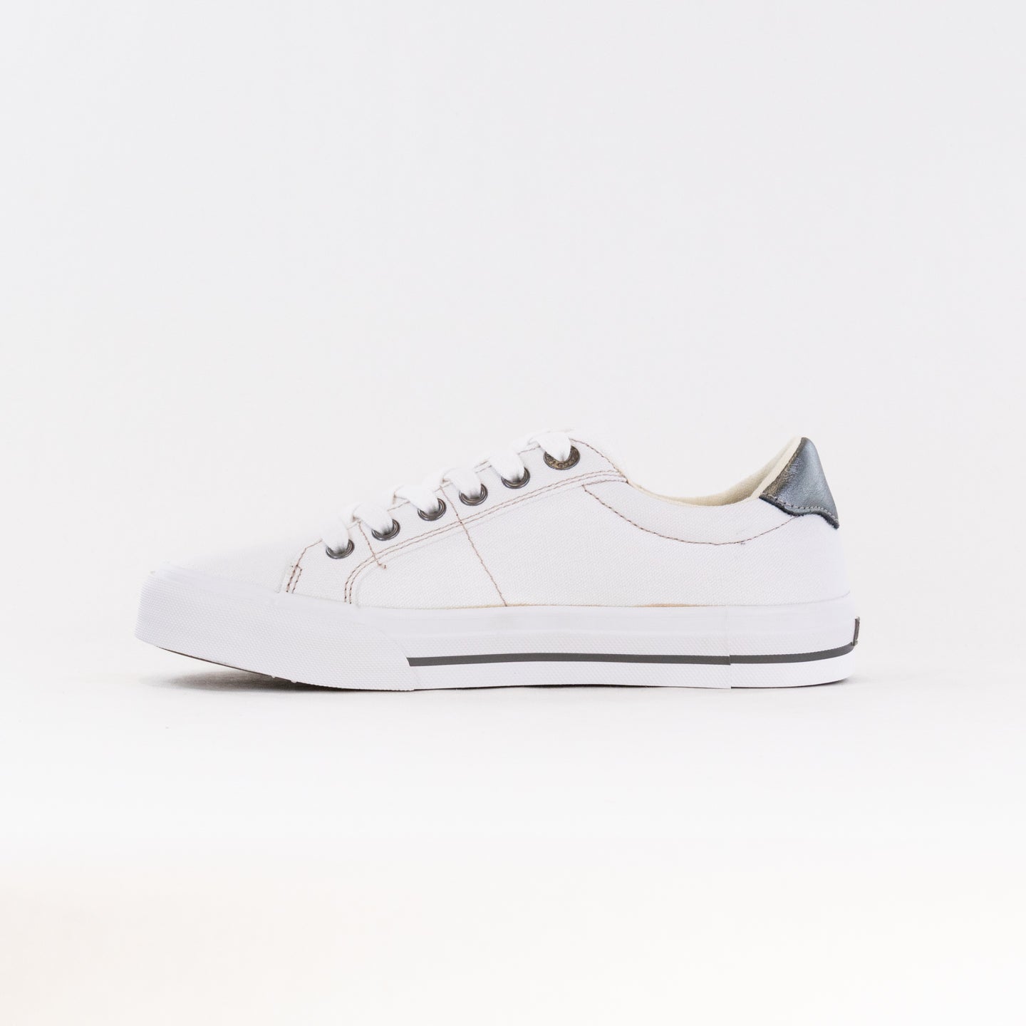Women's Taos Z Soul Canvas Sneakers in White/Pewter