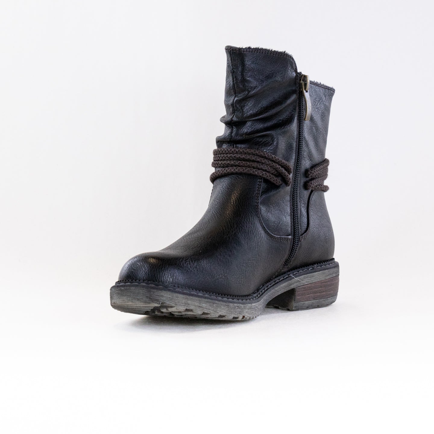 Spring Step Women's Black Fashionable Kathie Mid Boots