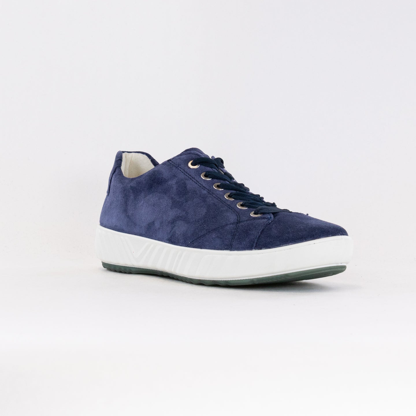 Women's Ara Alexandria Indigo Suede Lace - Up Casual Sneakers for Everyday Wear
