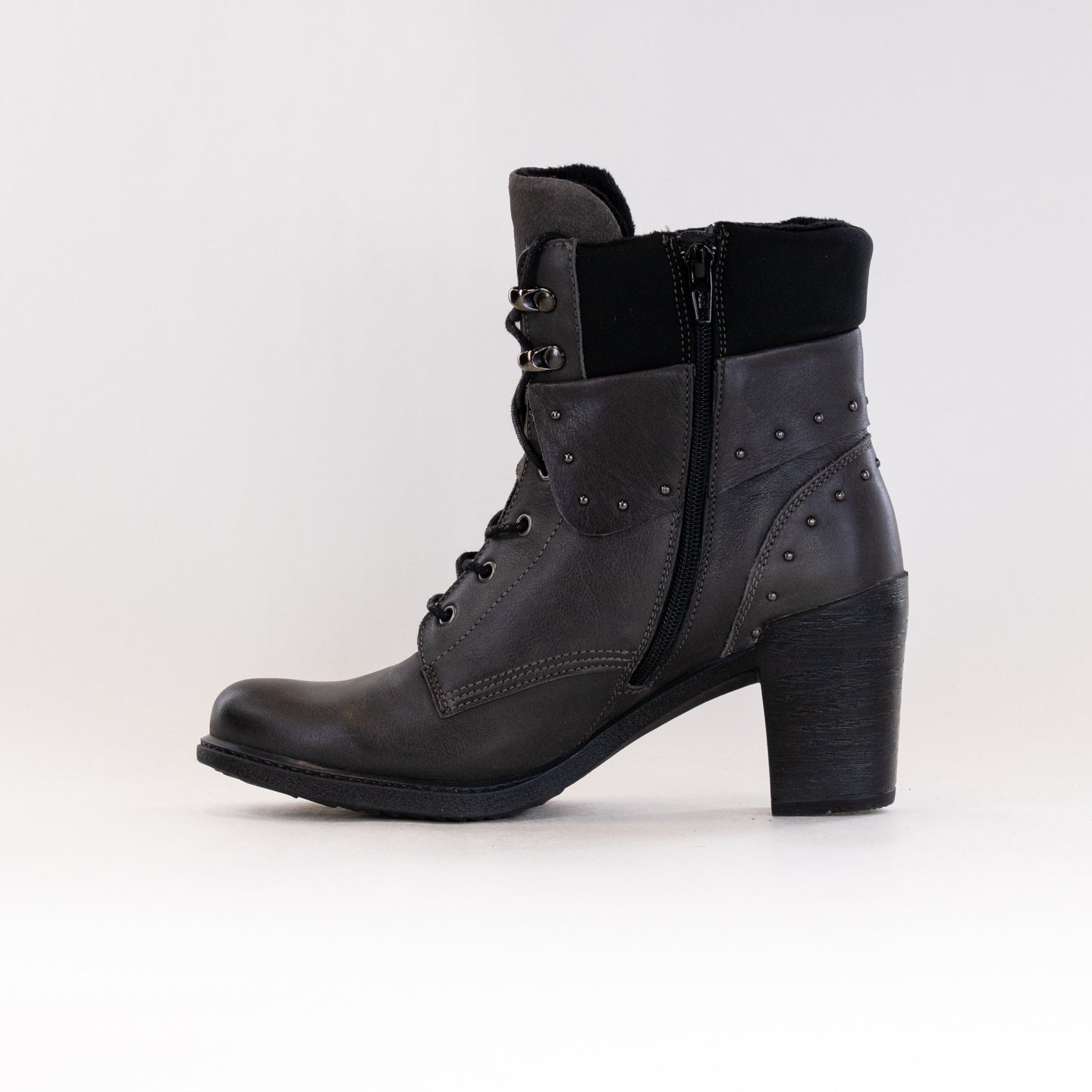 Stylish Women's Slate Dromedaris Gilly Lace - Up Boots