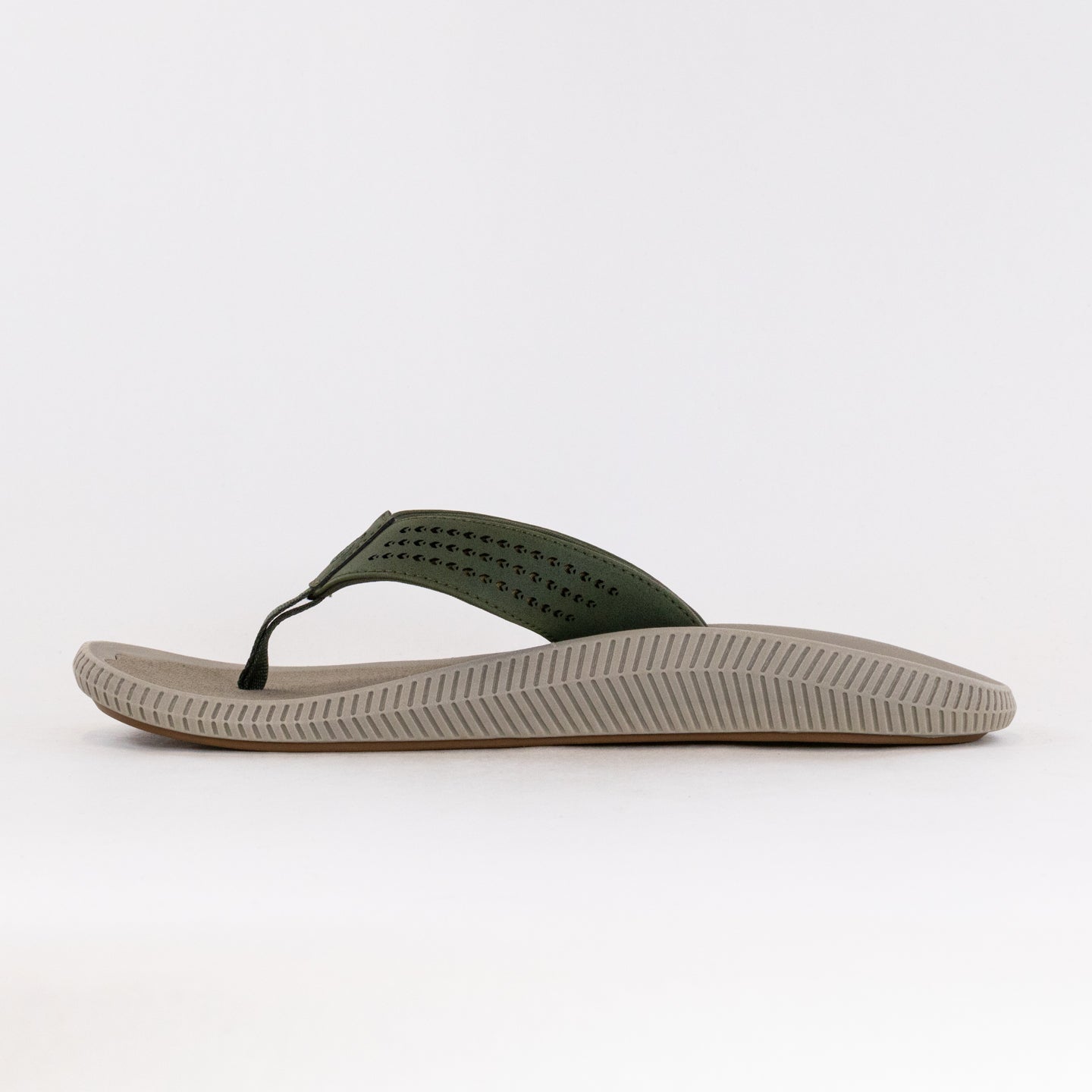 Olukai Men's Ulele Sandals - Nori/Clay Color Combo