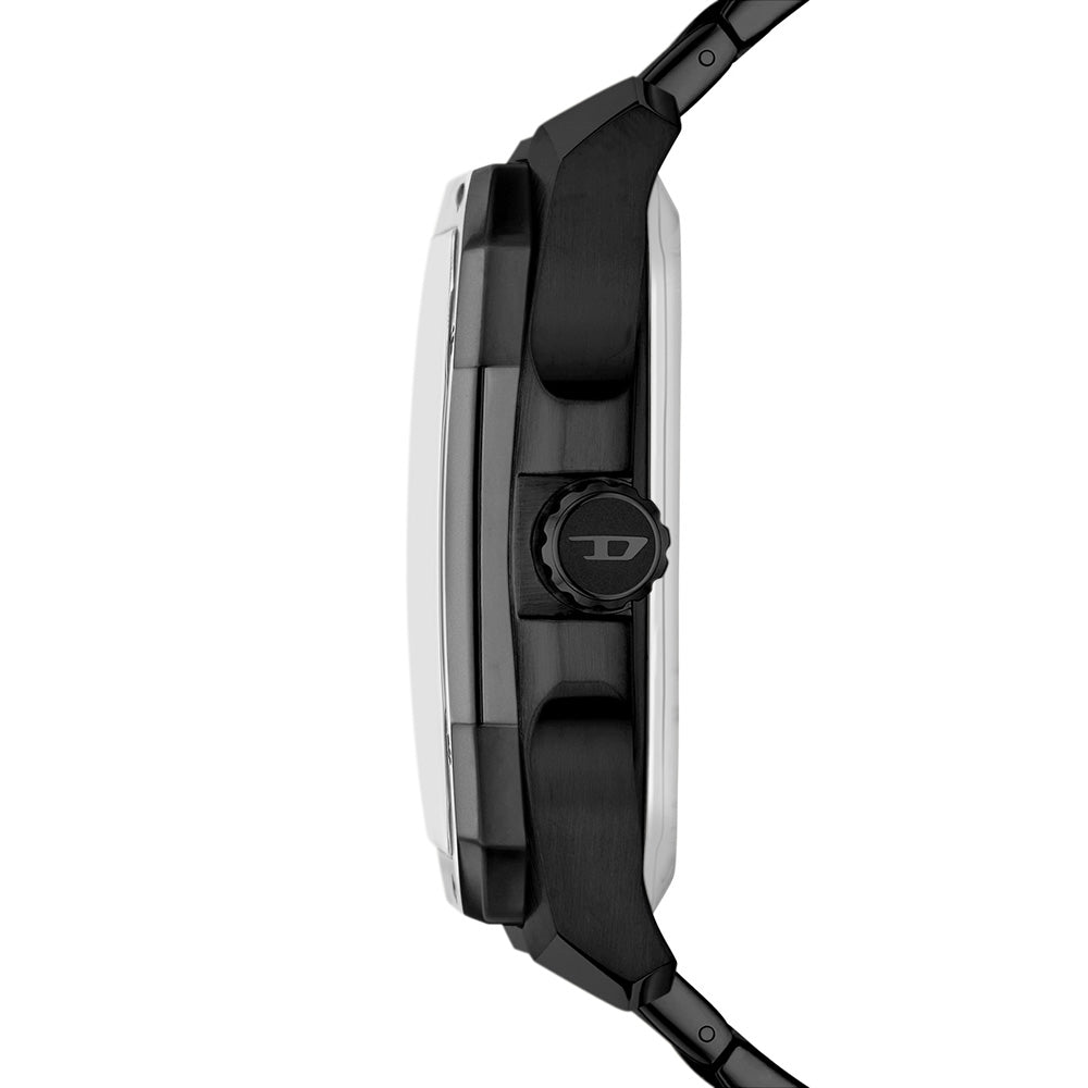 Diesel DZ7472 Flayed Automatic Watch with Sleek Monochromatic Design