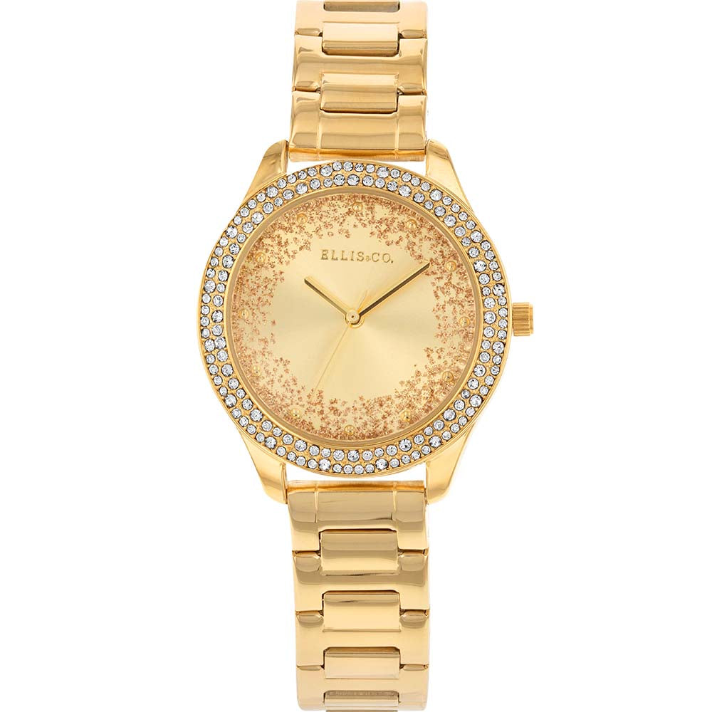 Ellis & Co Eva Glitz Stainless Steel Ladies Watch with Sparkling Design