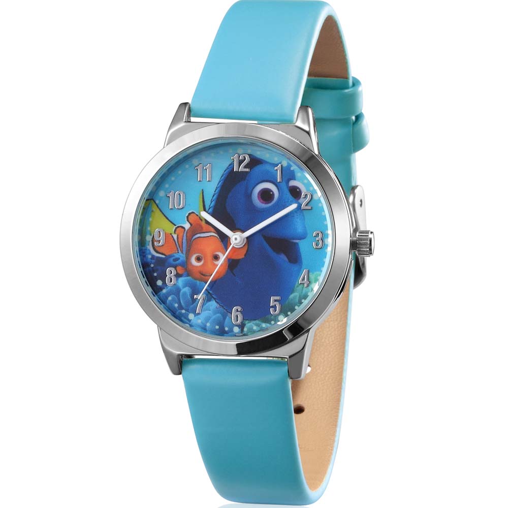 Charming Disney Finding Nemo Blue Adjustable Leather Watch Strap