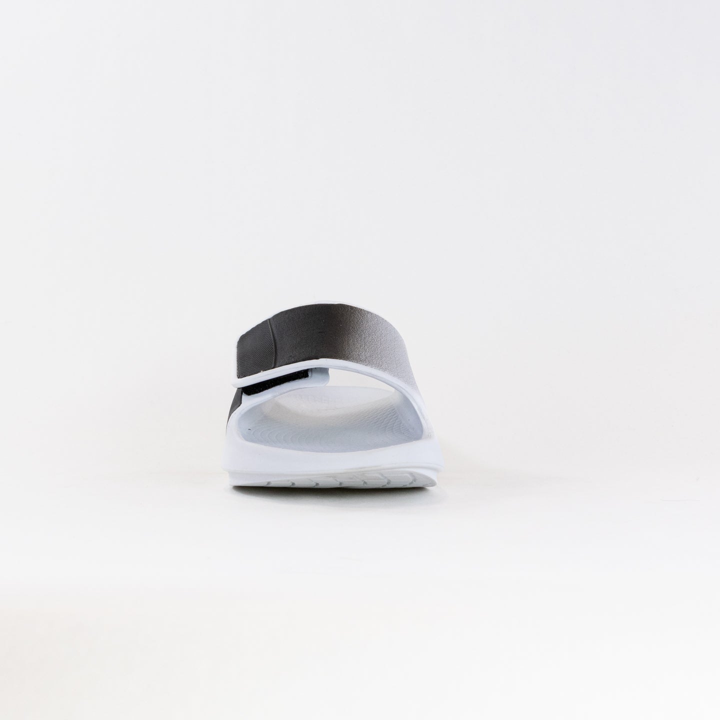 Unisex OOFOS OOahh Sport Flex Slide in White and Black