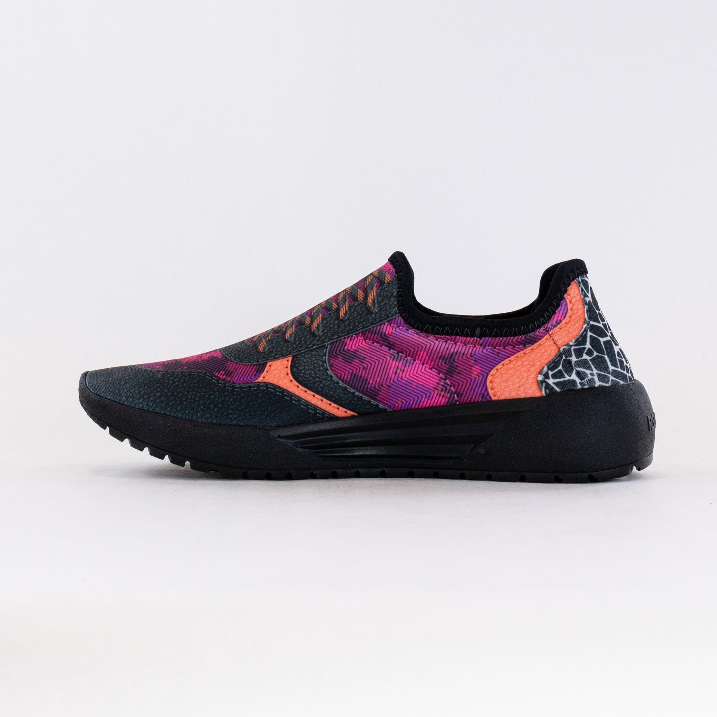Pink Camo/Crackle Women's Lightweight PSUDO Court Sneakers