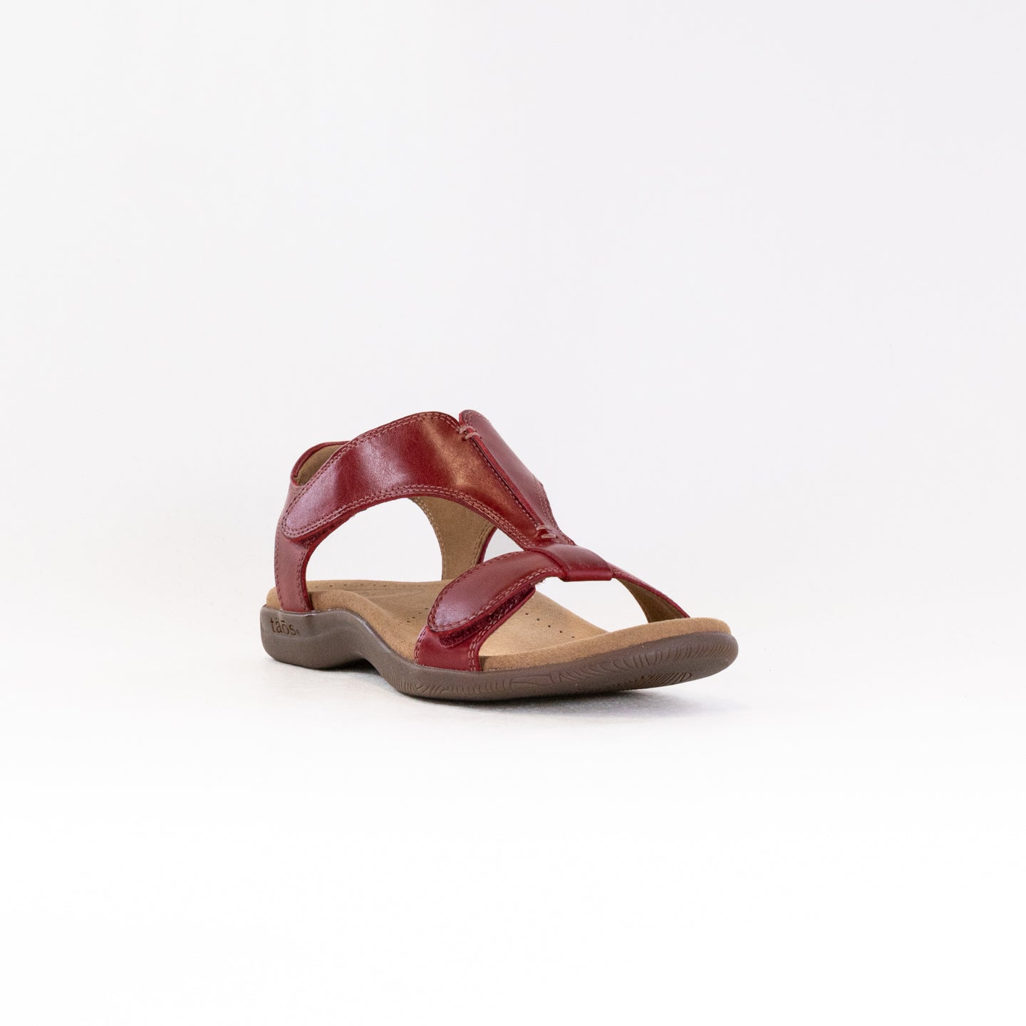 Taos Women's Red Premium Leather 'The Show' Sandals