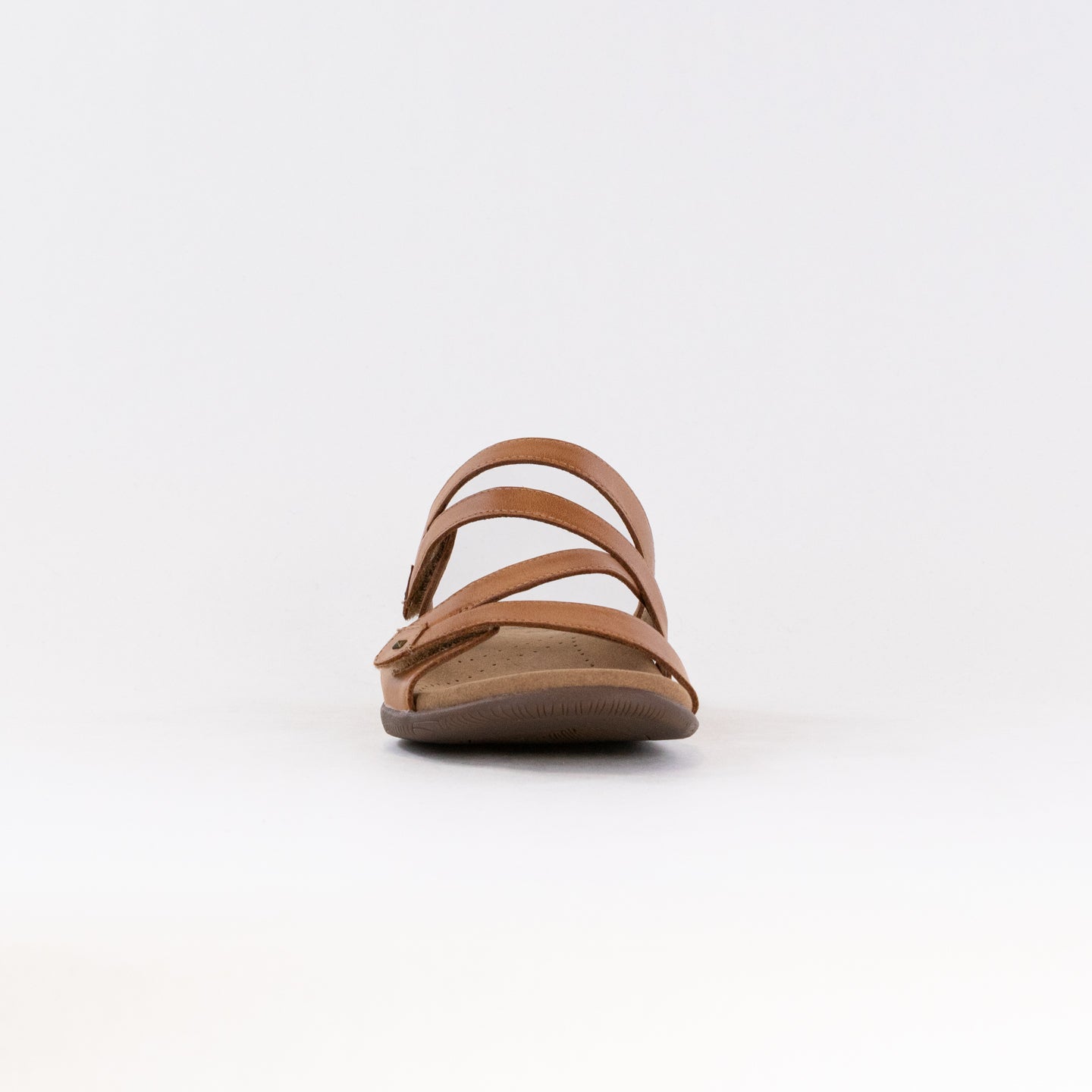 Women's Taos Caramel Double U Slide Sandals - Premium Comfort
