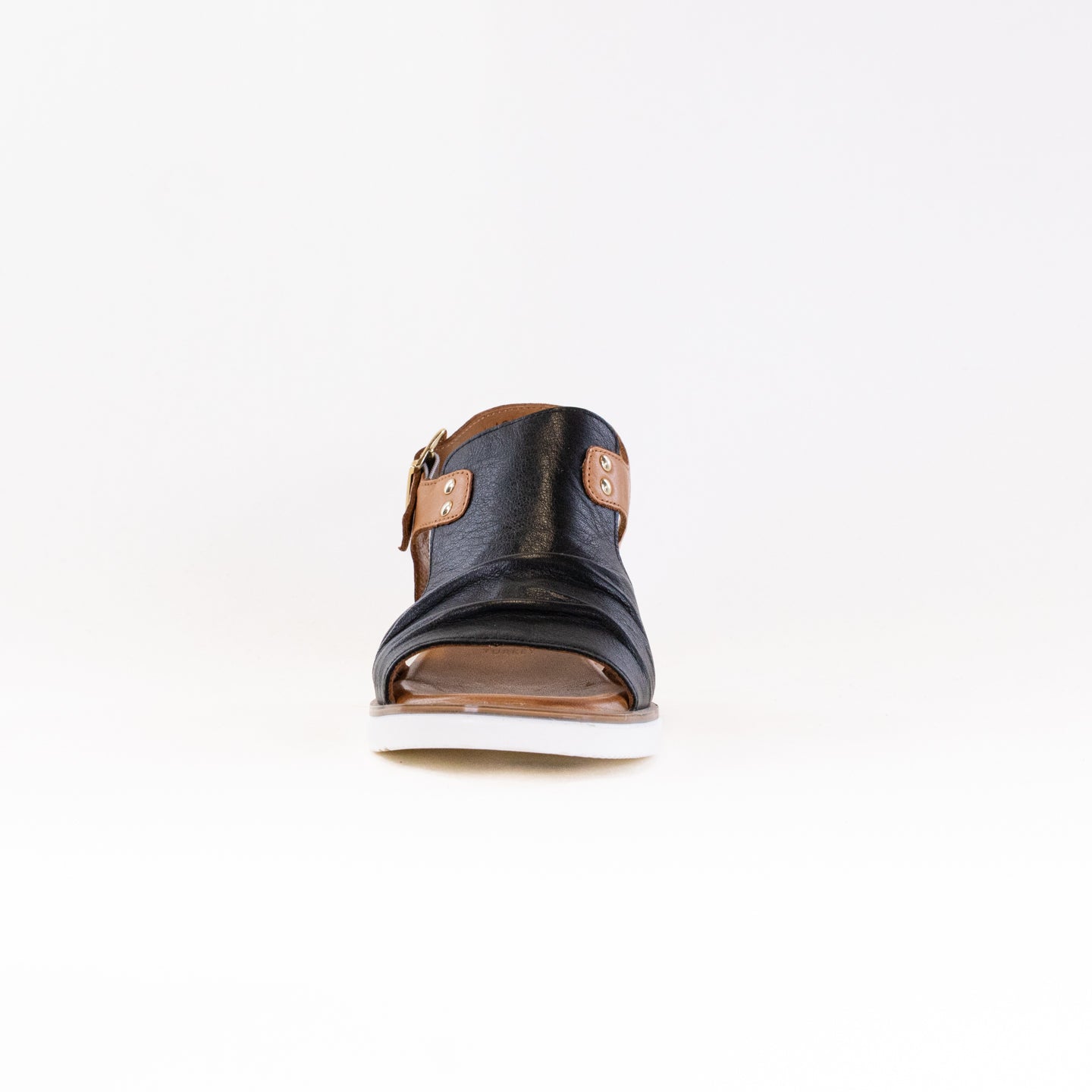 Women's Spring Step Dorotha Leather Sandals in Black Multi